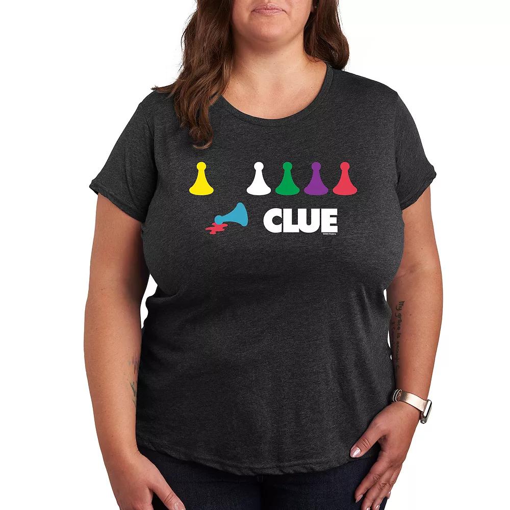 Plus Clue Game Pieces Graphic Tee, Women's,  Product Image