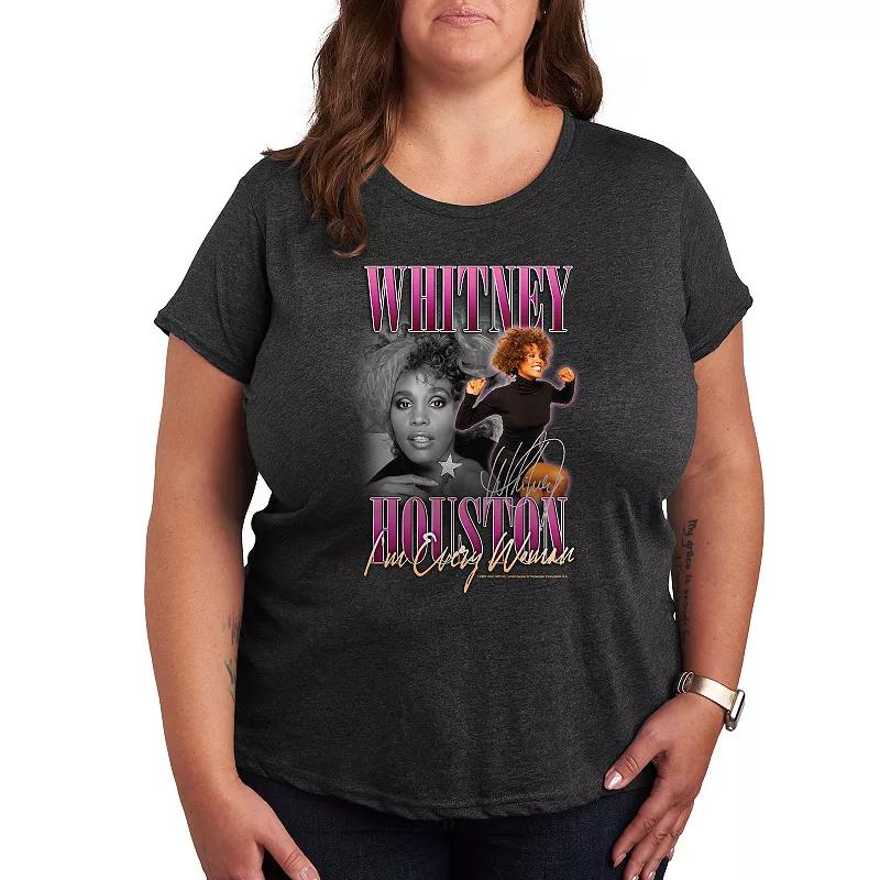Plus Whitney Houston Every Woman Graphic Tee, Women's,  Product Image