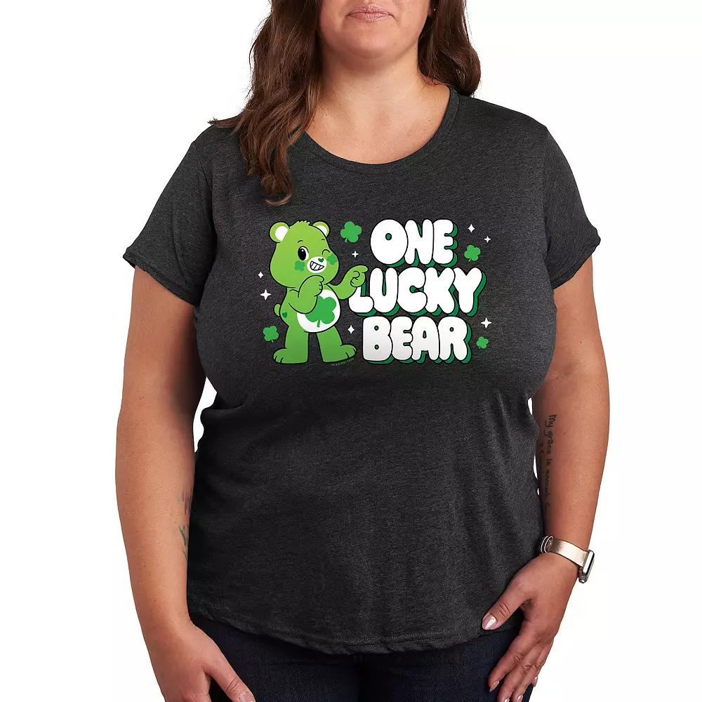 Plus Care Bears One Lucky Bear Graphic Tee, Women's,  Product Image