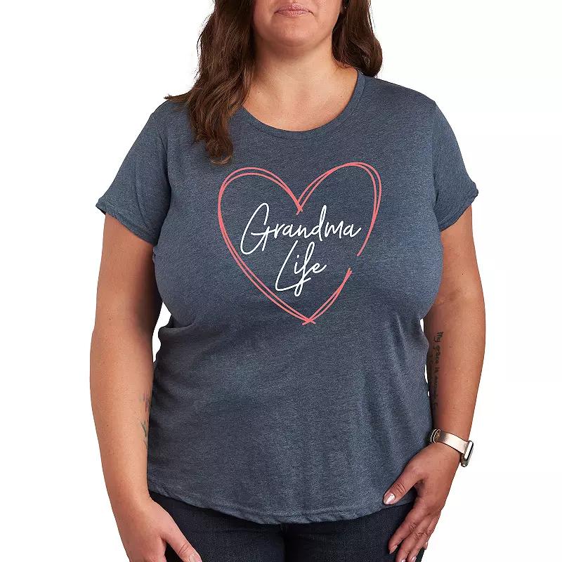 Plus Grandma Life Graphic Tee, Women's,  Product Image