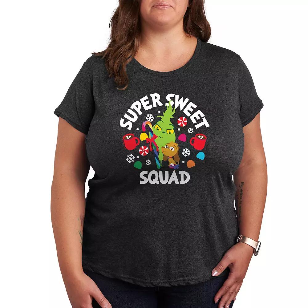 Plus Dr. Seuss Little Grinch Super Sweet Squad Graphic Tee, Women's,  Product Image