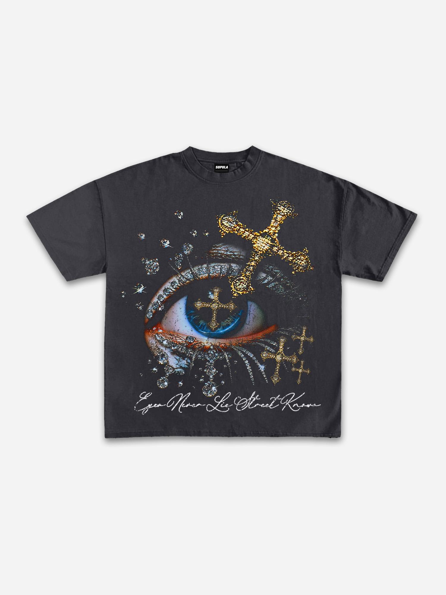 Vintage Chase Money Graphic Cotton T-Shirt Product Image