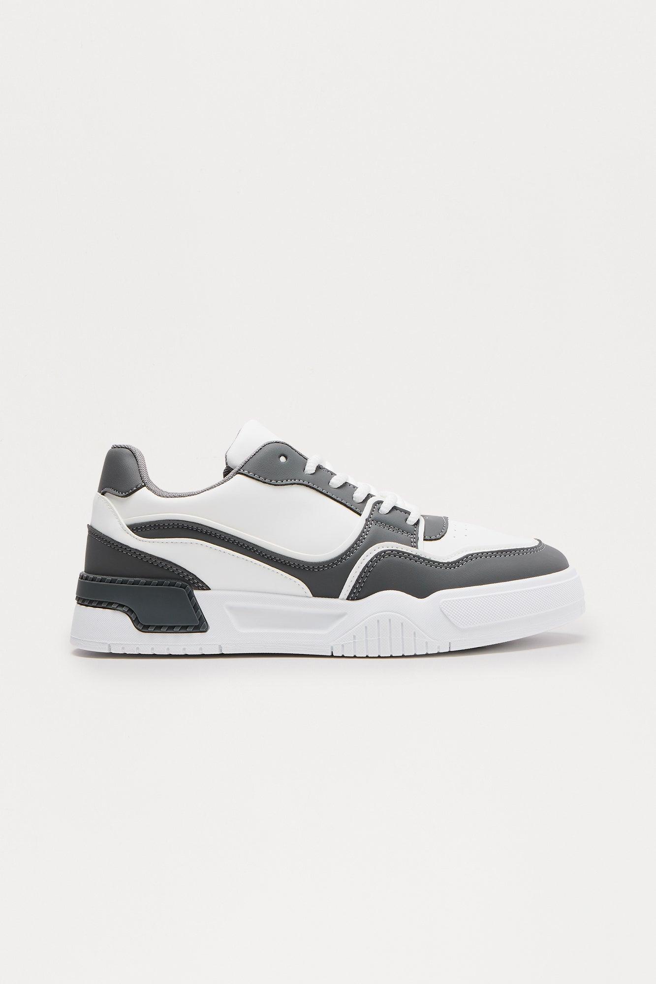 Major Step Chunky Paneled Sneaker - White/combo Product Image