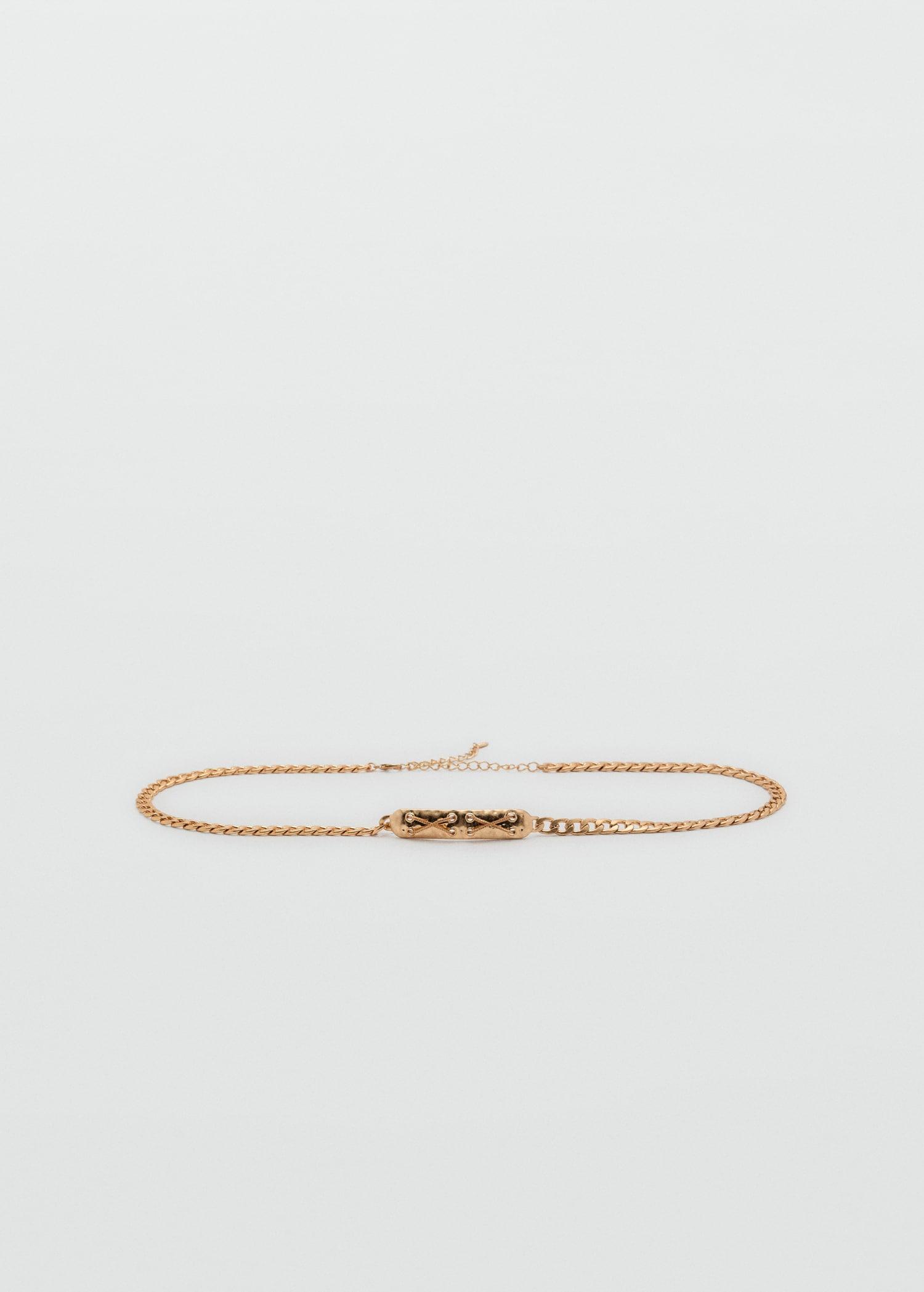 Metal chain belt - Women | MANGO USA Product Image