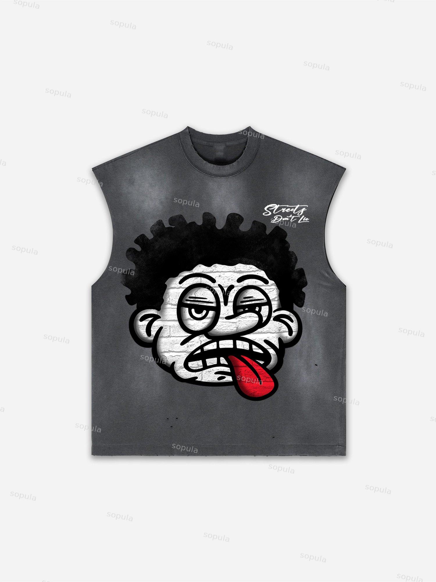 Men's Washed Fly By Choice Graphic Tank Top Product Image