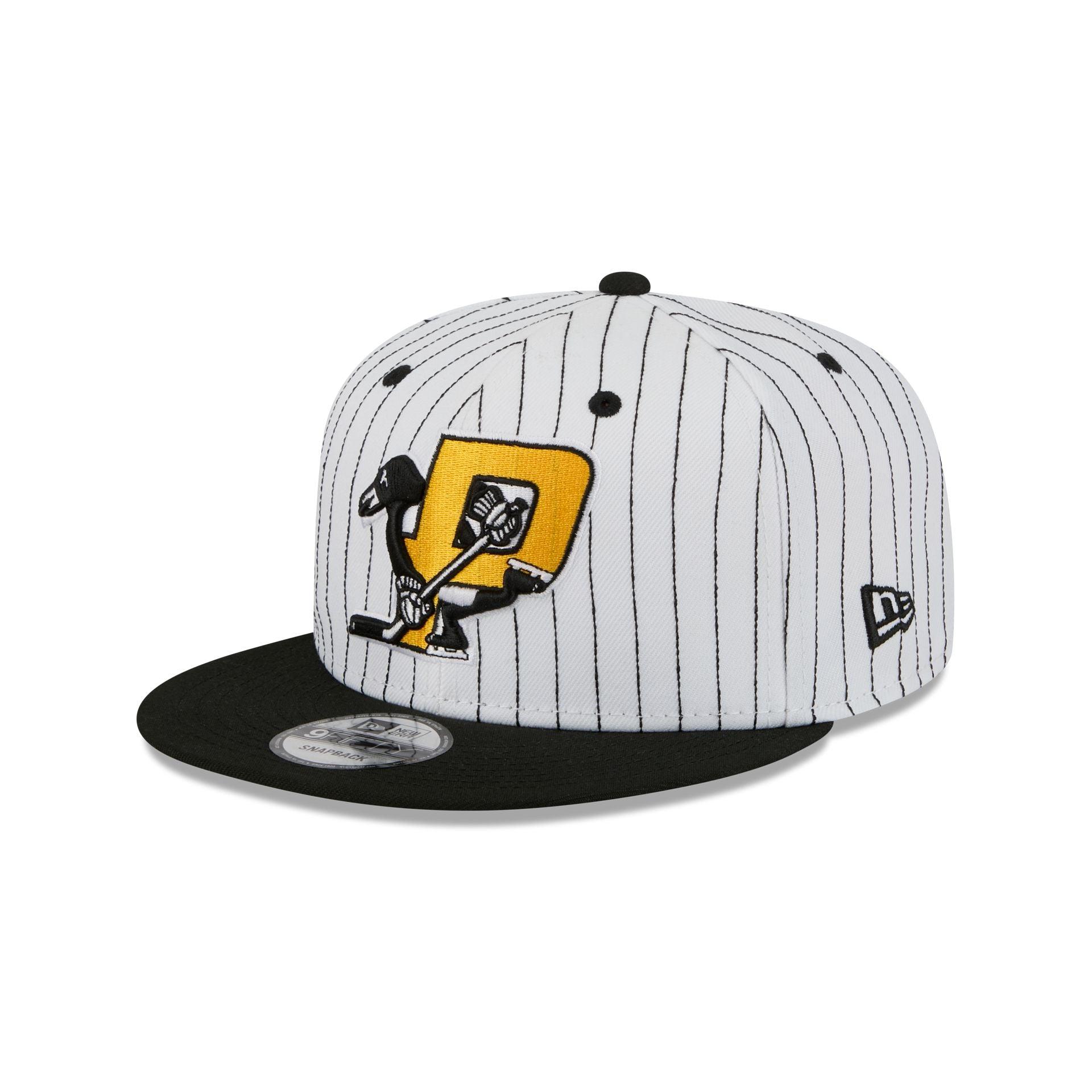 Pittsburgh Penguins Deceptor Pinstripe 9FIFTY Snapback Hat Male Product Image