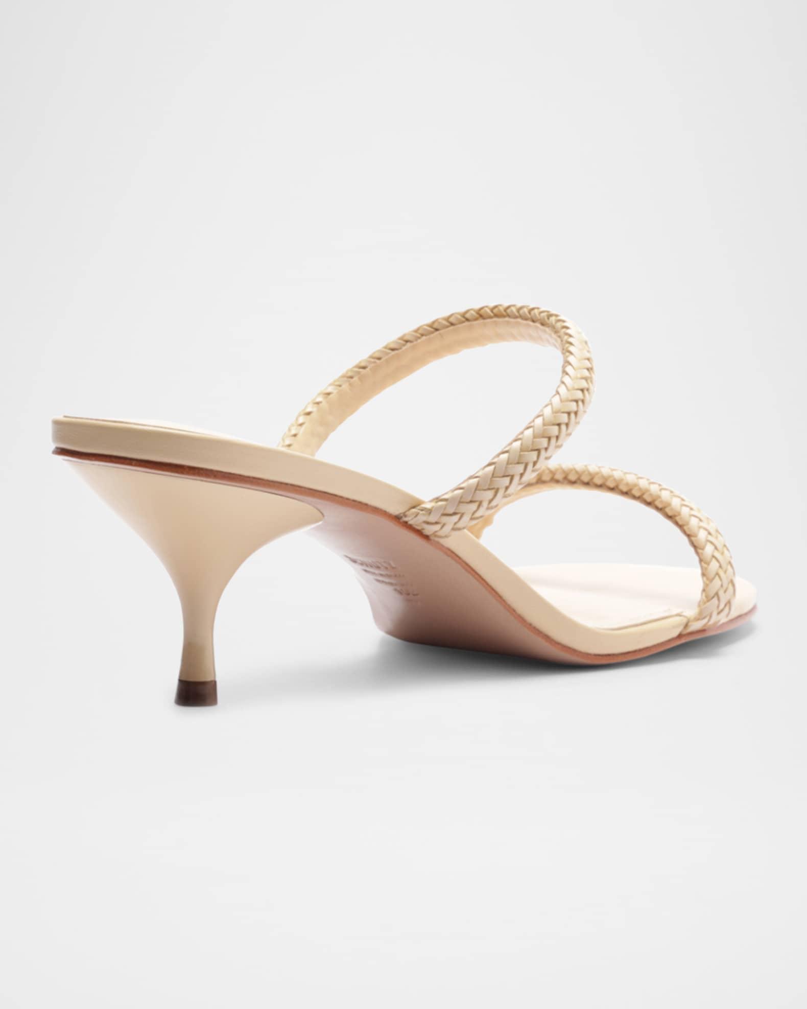 Taliah Woven Leather Dual-Band Sandals Product Image