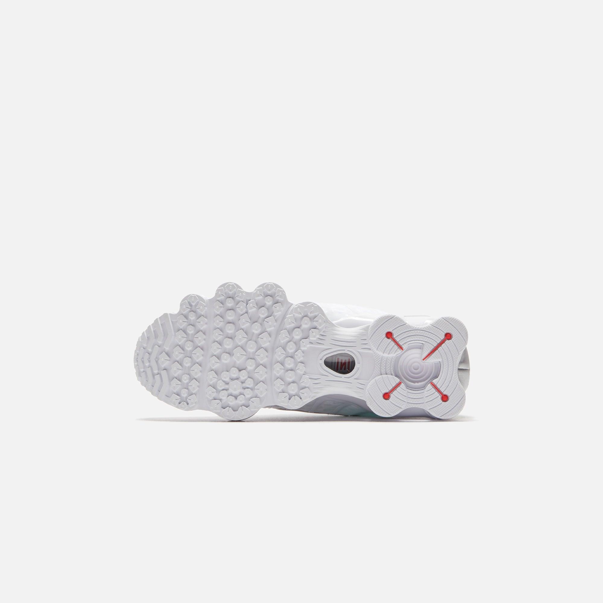 Nike WMNS Shox TL - White / Metallic Silver / Max Orange Female Product Image