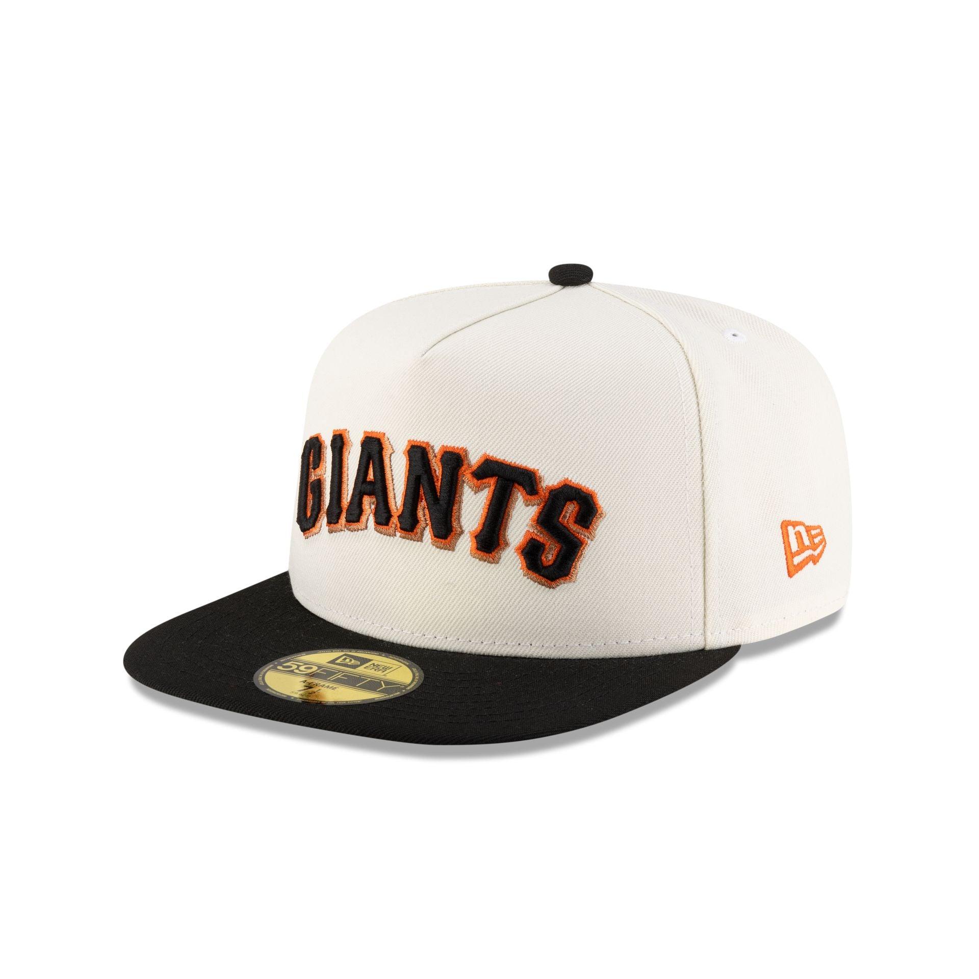 Just Caps League Sidepatch Chrome White San Francisco Giants 59FIFTY A-Frame Fitted Hat Male Product Image