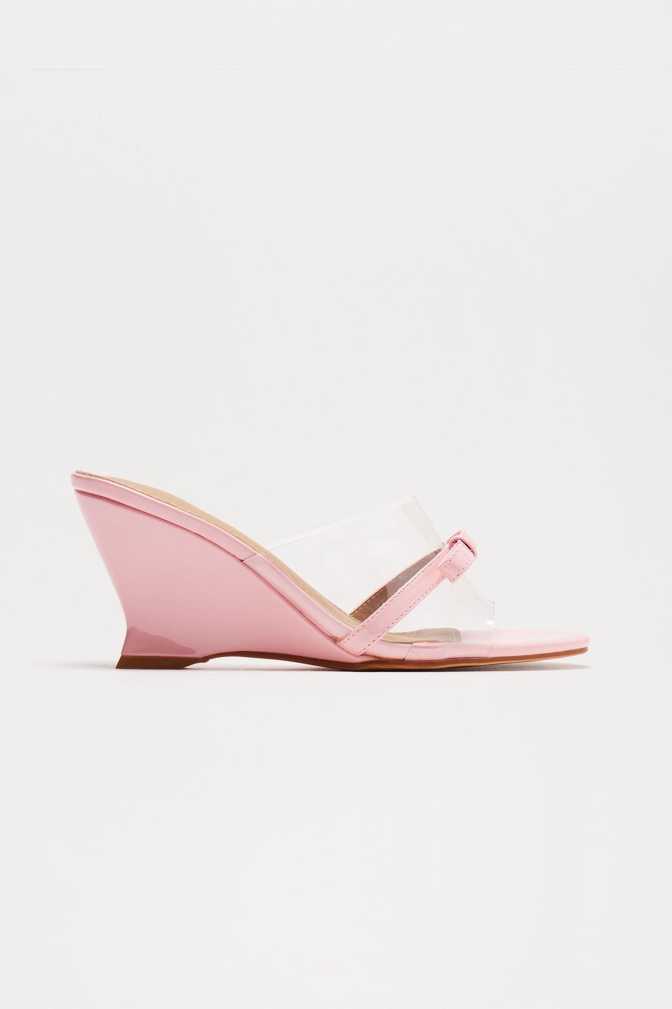 Fia Clear Wedges - Blush Product Image