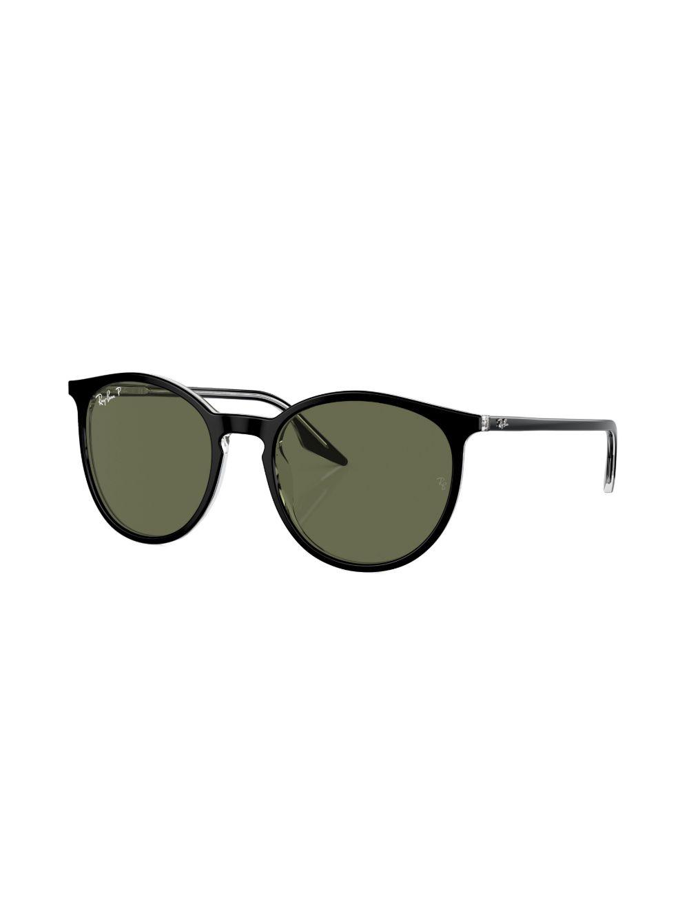 logo-lettering round-frame sunglasses  Product Image