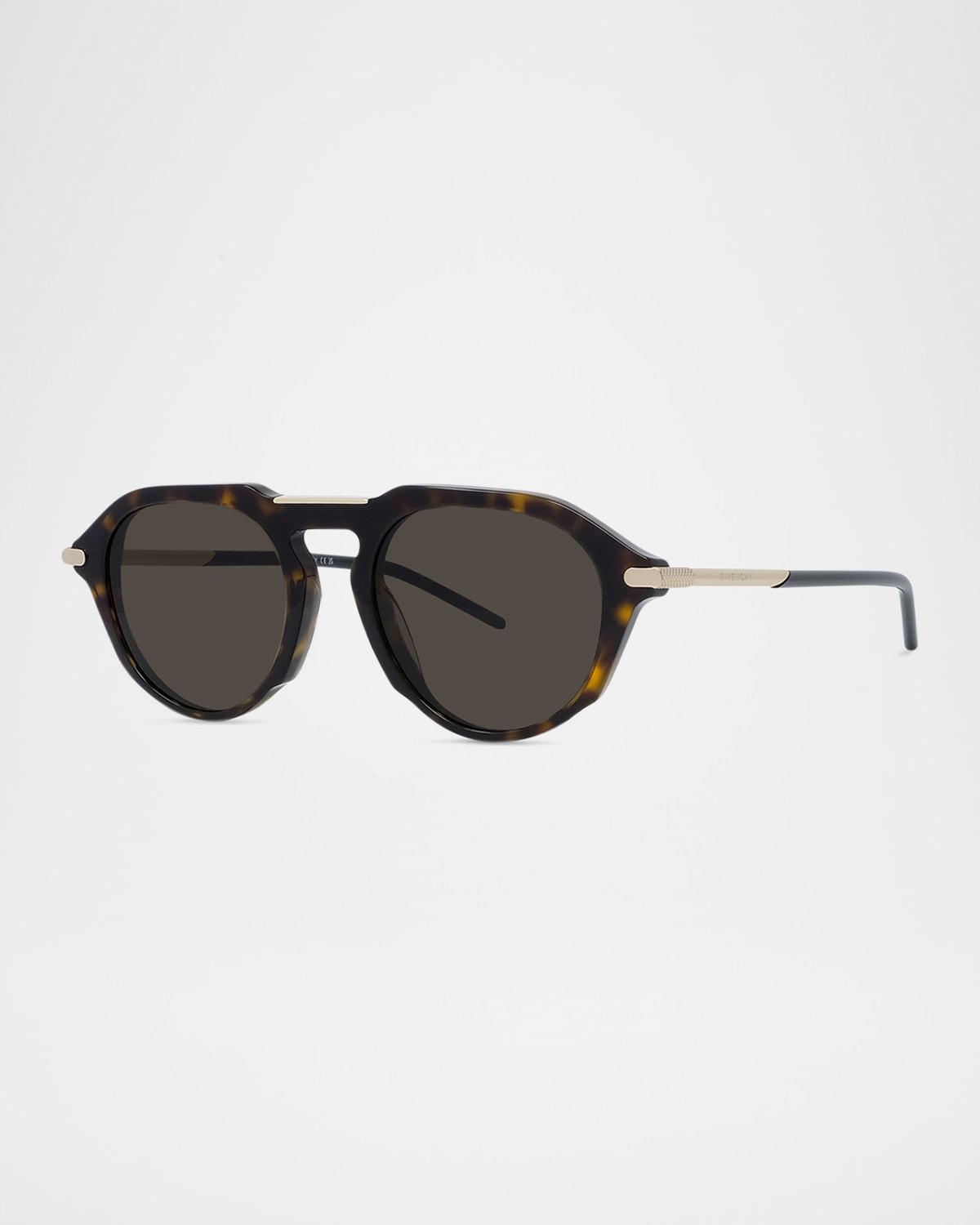 Mens GV One 50MM Round Sunglasses Product Image