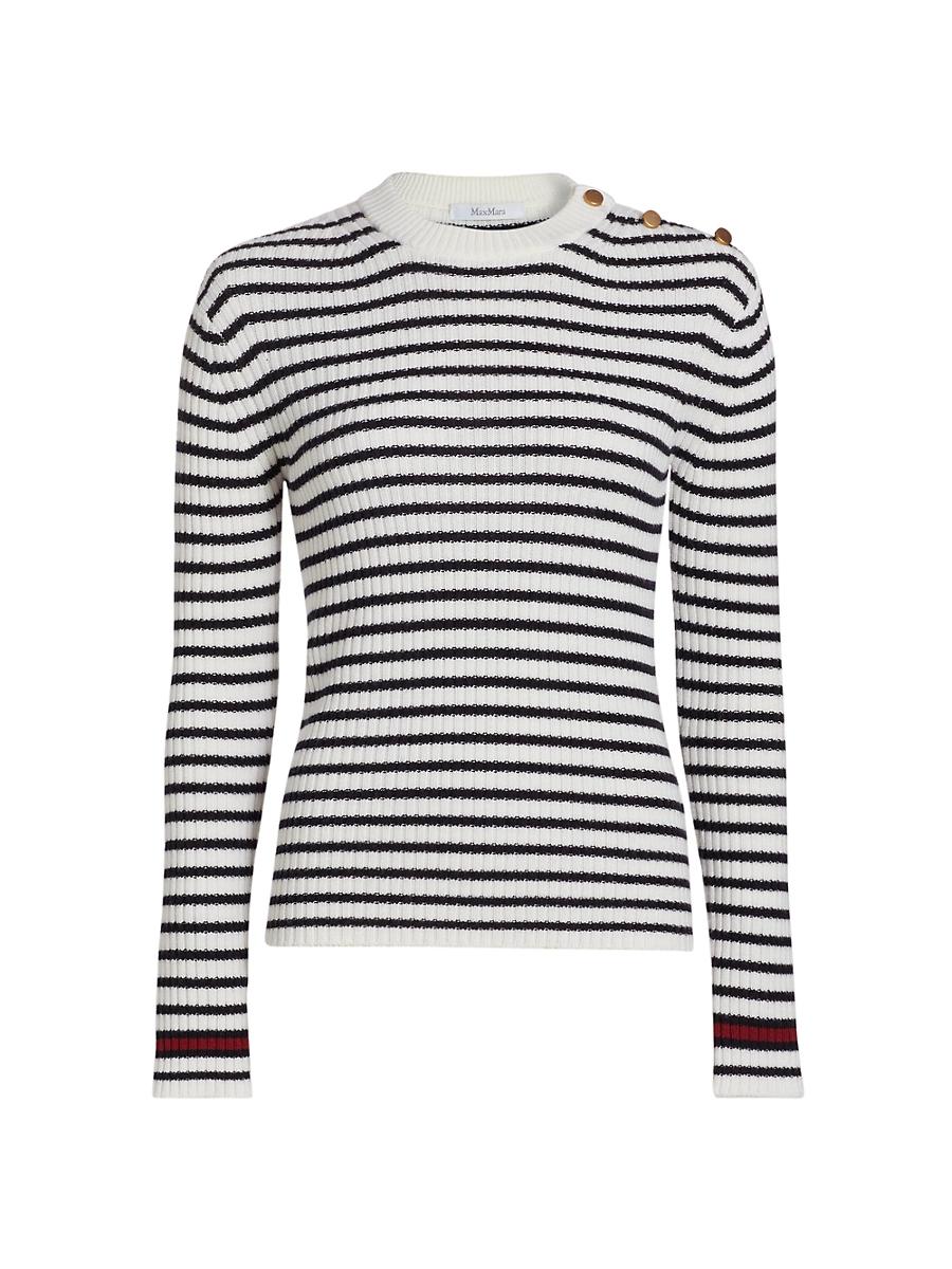 Womens Lari Striped Wool Sweater Product Image