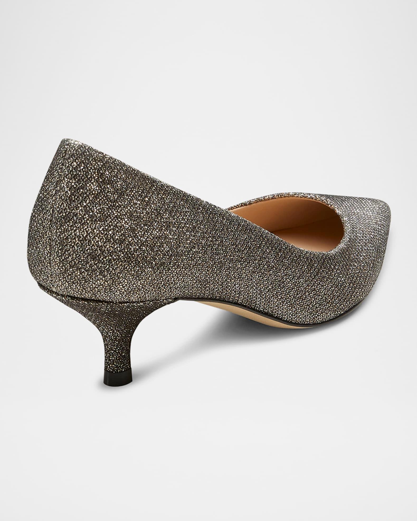 Stuart Metallic Kitten Pumps Product Image