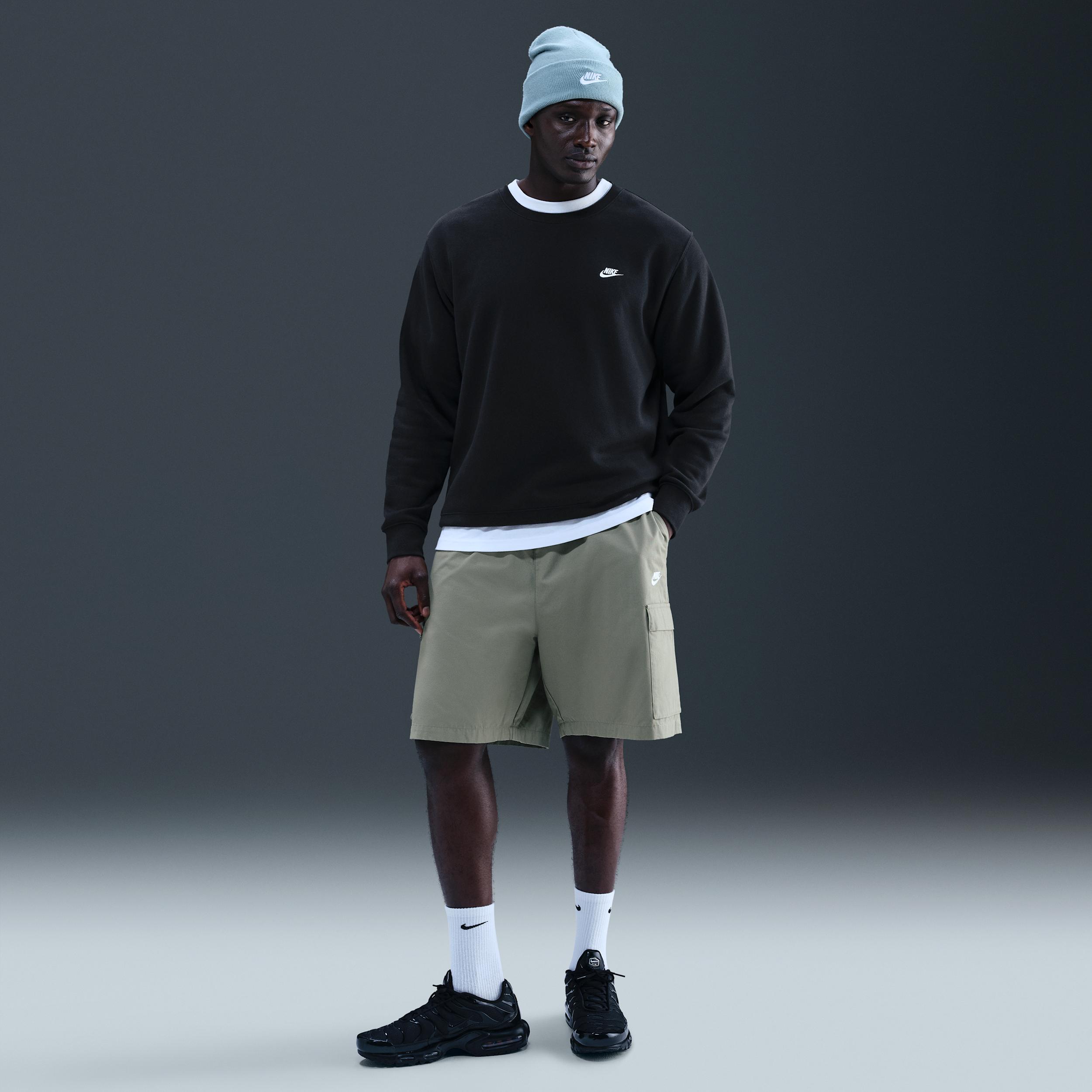 Nike Mens Club Fleece Crew | FN3886-010 Product Image