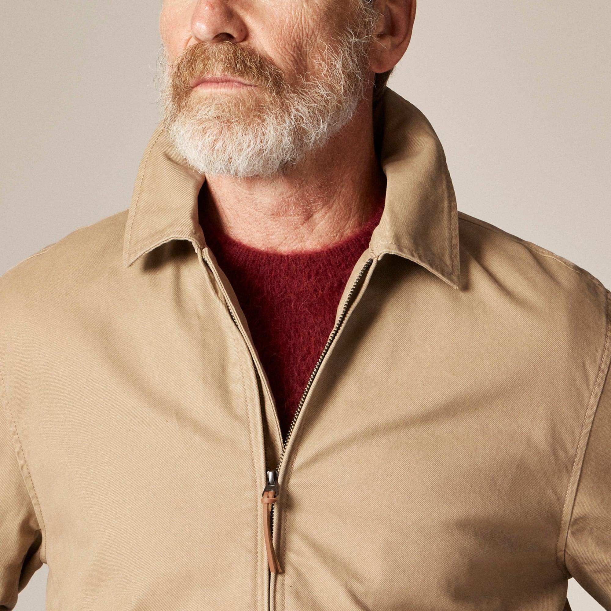 Harrington jacket in cotton twill Product Image