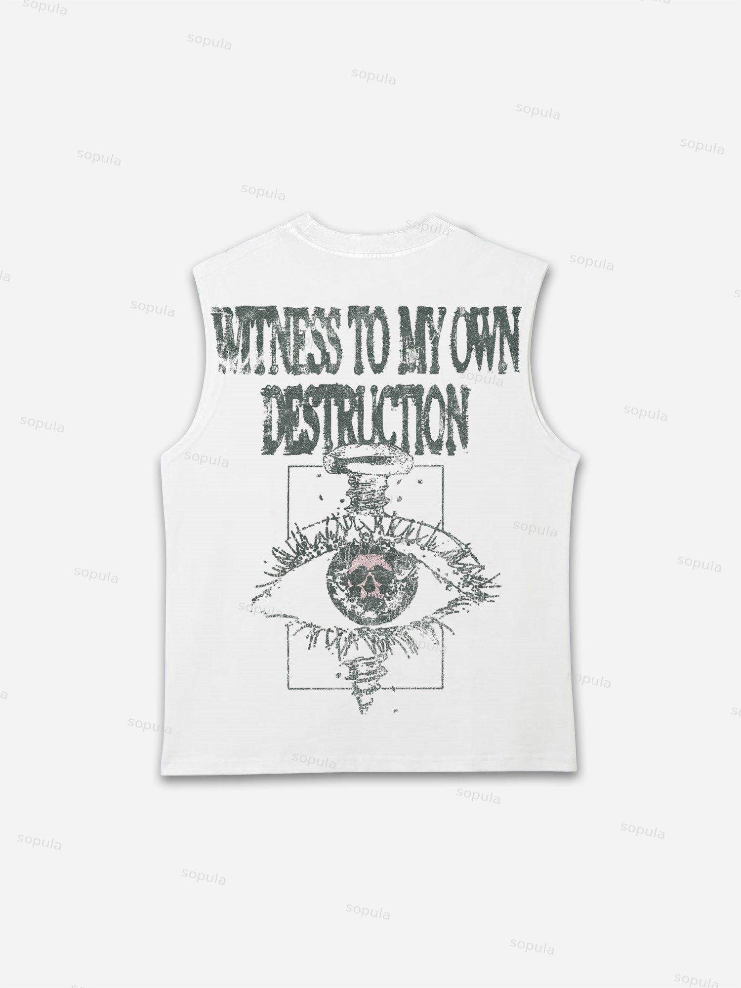 Witness To My Own Destruction Tank Top Product Image