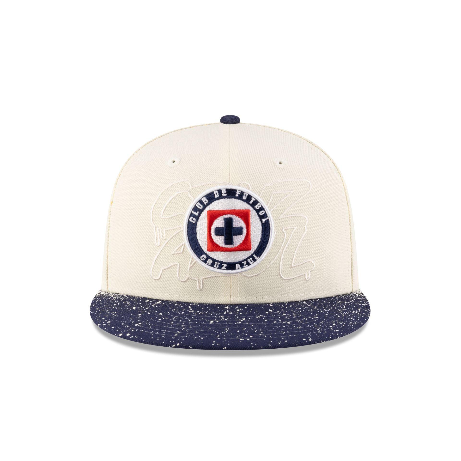 Cruz Azul Splattered Visor 59FIFTY Fitted Hat Male Product Image