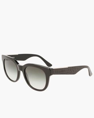 Croco Skin Oval Acetate Glasses Product Image
