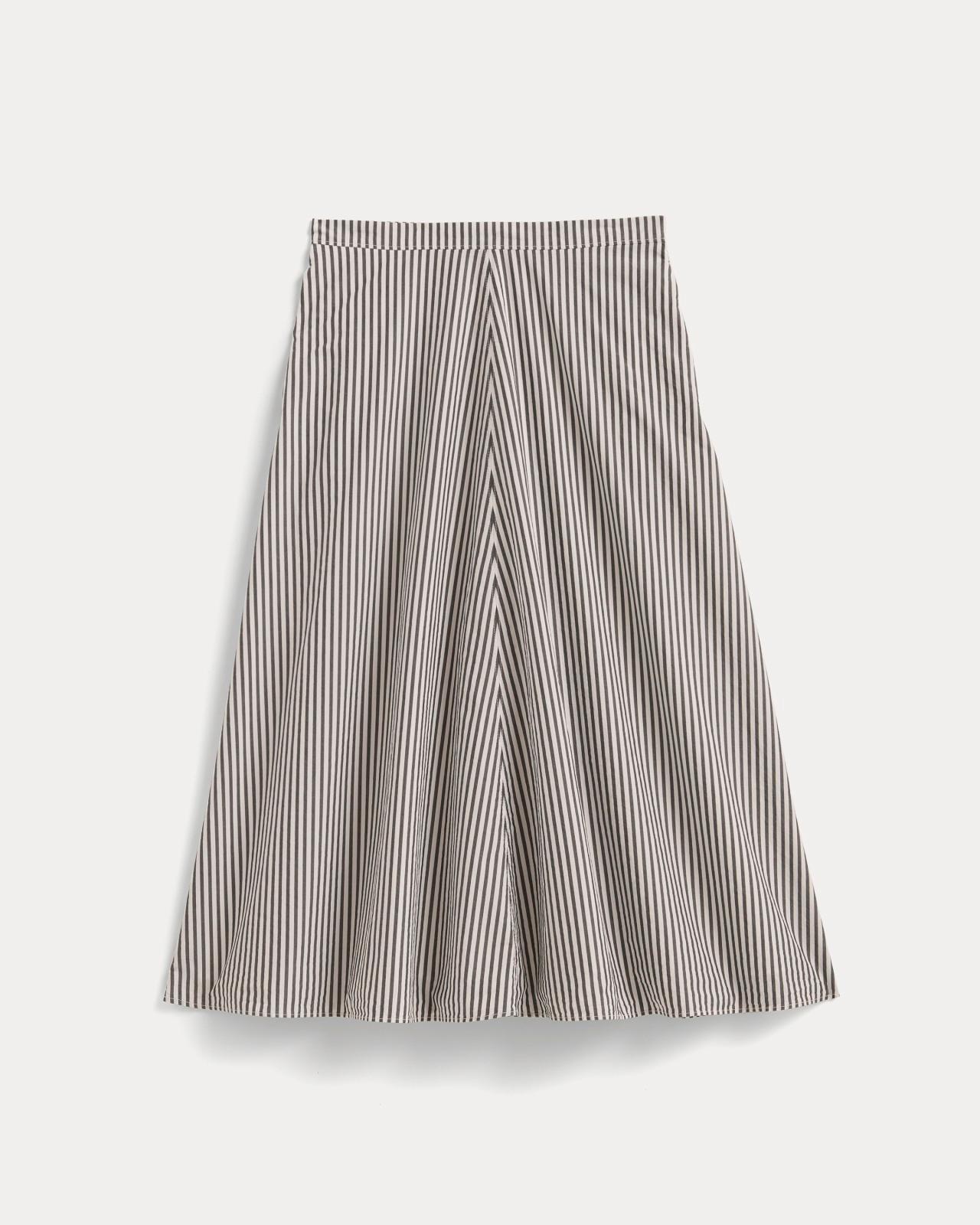 The Midi Skirt in Ultrasoft Cotton Product Image
