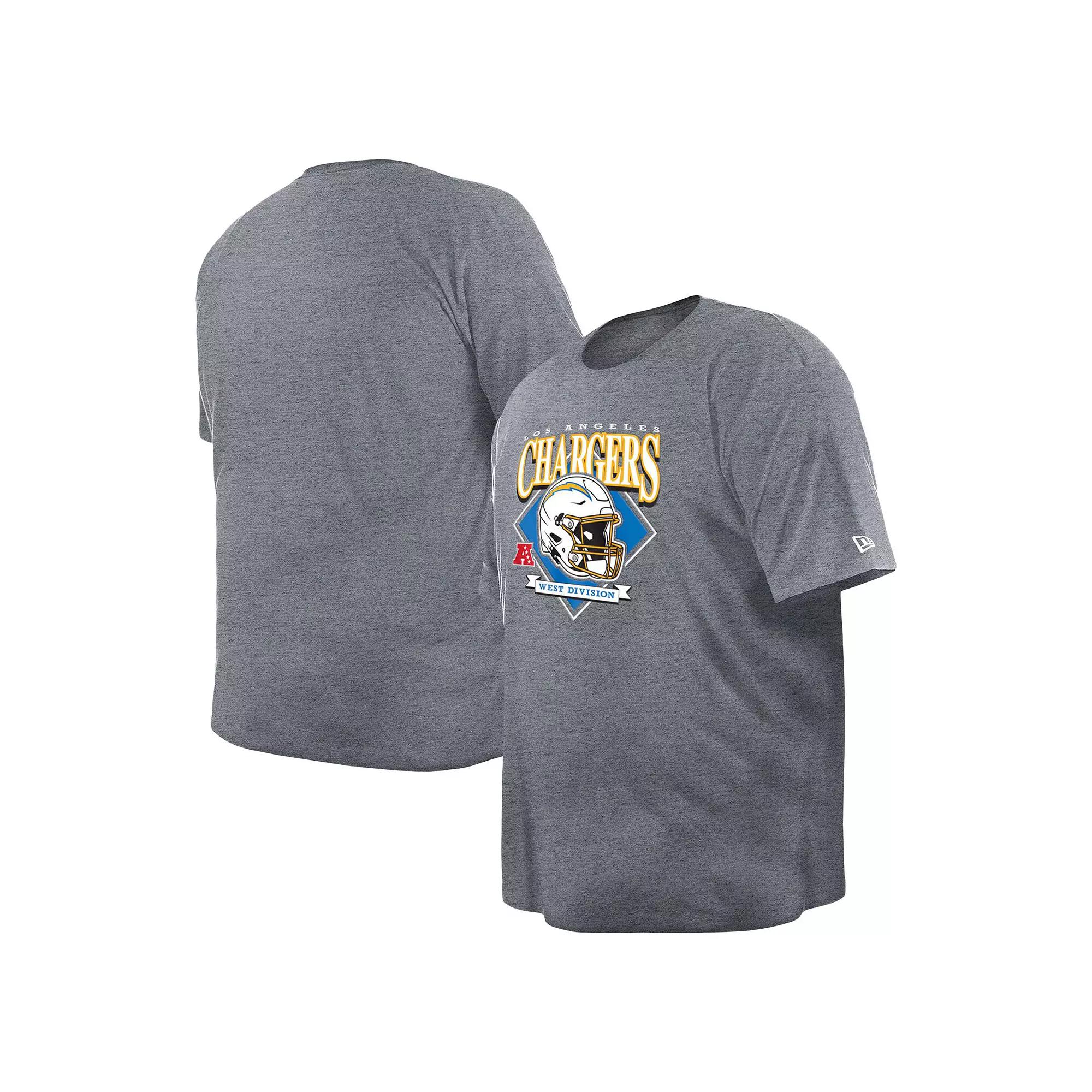 Men's New Era  Gray Los Angeles Rams Big & Tall Helmet T-Shirt, Size: 2XLT, Grey Product Image