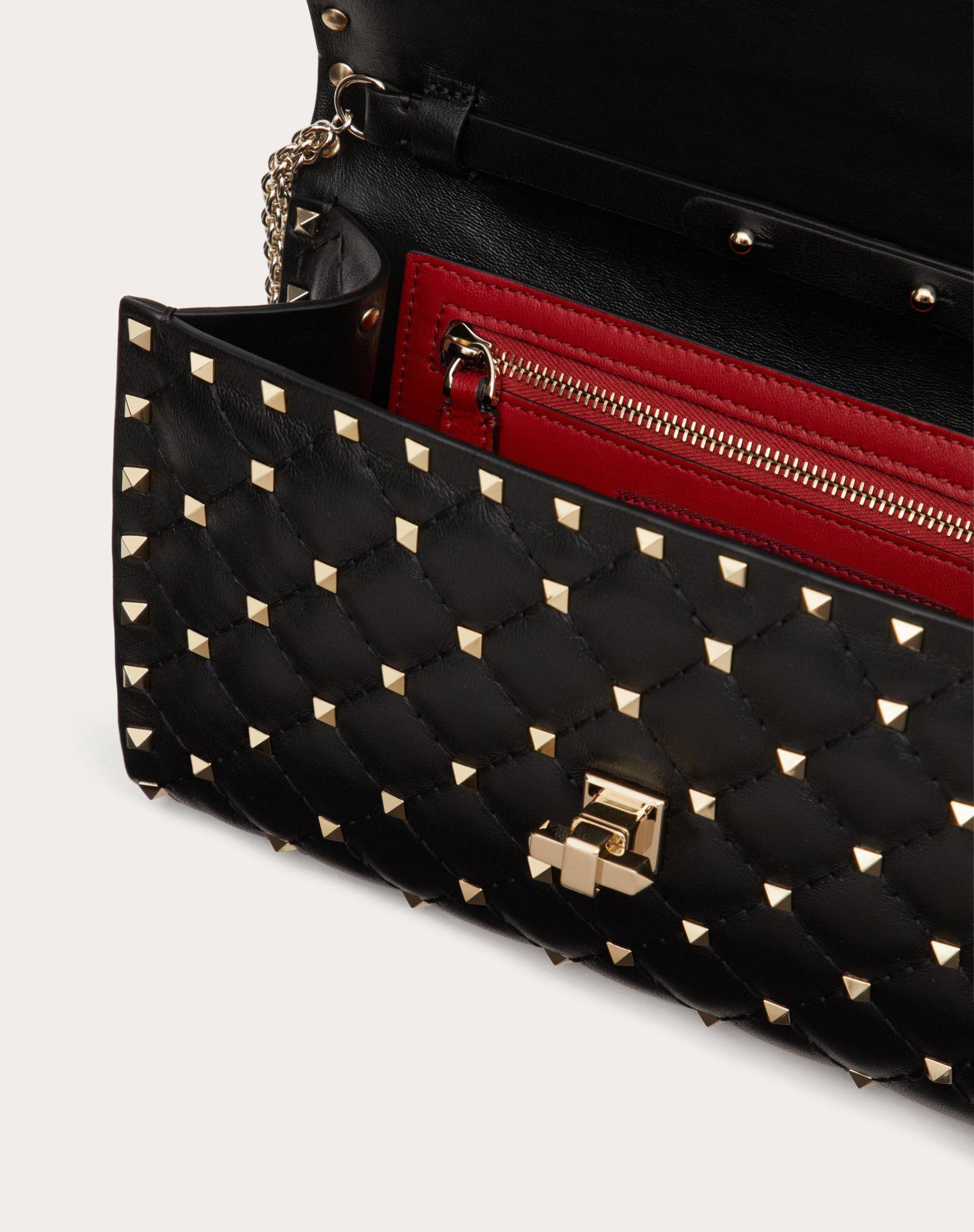 Rockstud Spike Nappa Leather Crossbody Clutch Bag Product Image