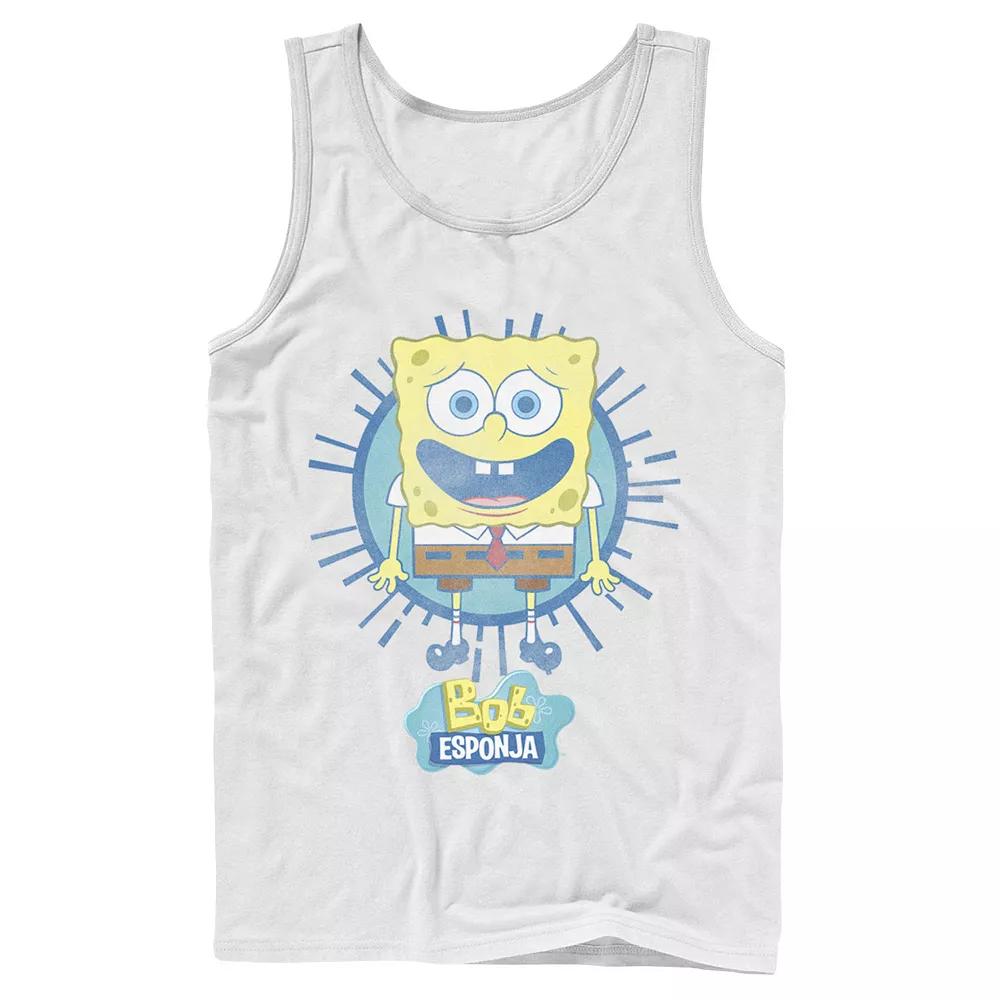 Men's Nickelodeon SpongeBob SquarePants Bob Rays Spanish Graphic Tank Top,  Product Image