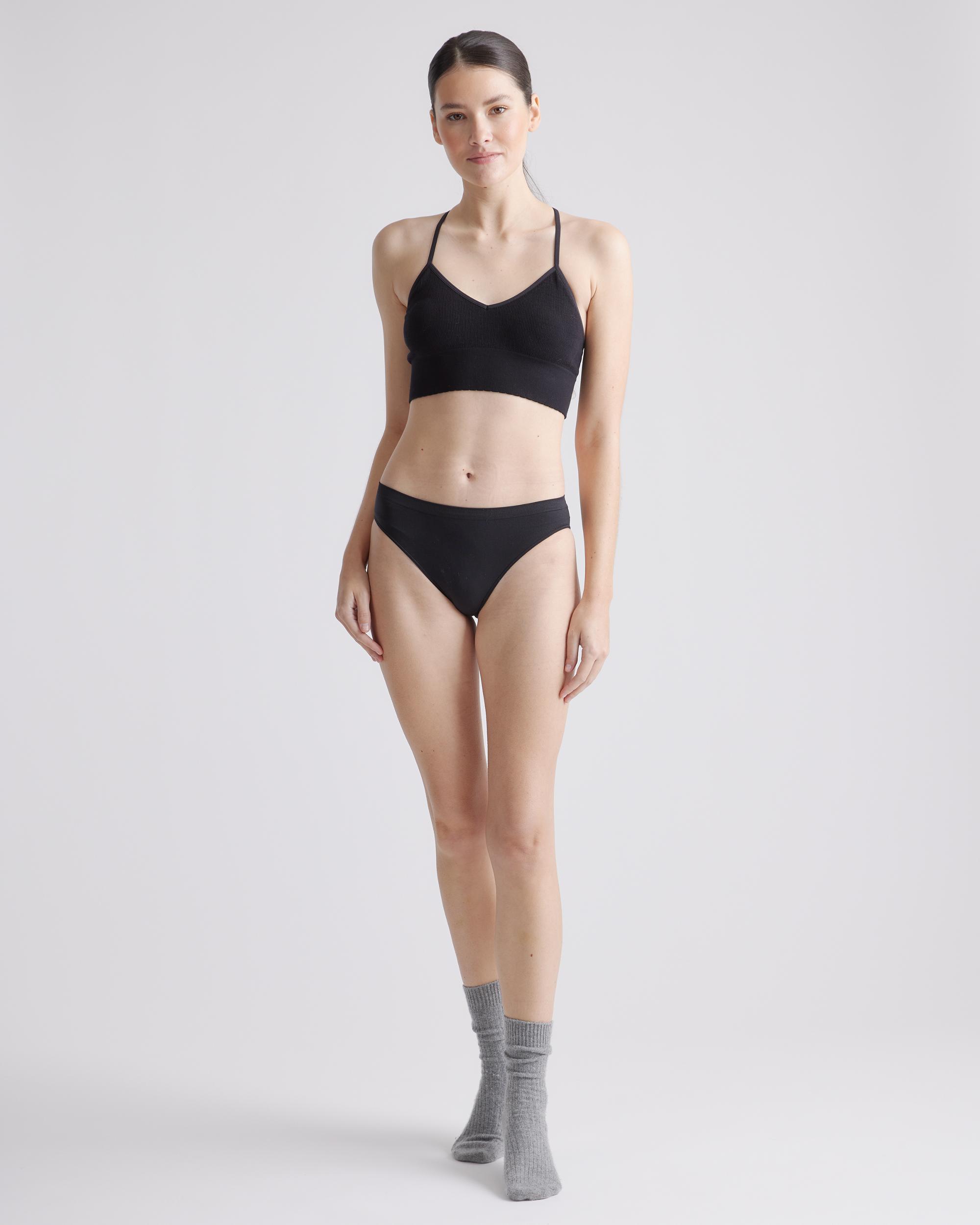 Quince | Women's Smoothing Comfort Bikini Nylon/Spandex Product Image
