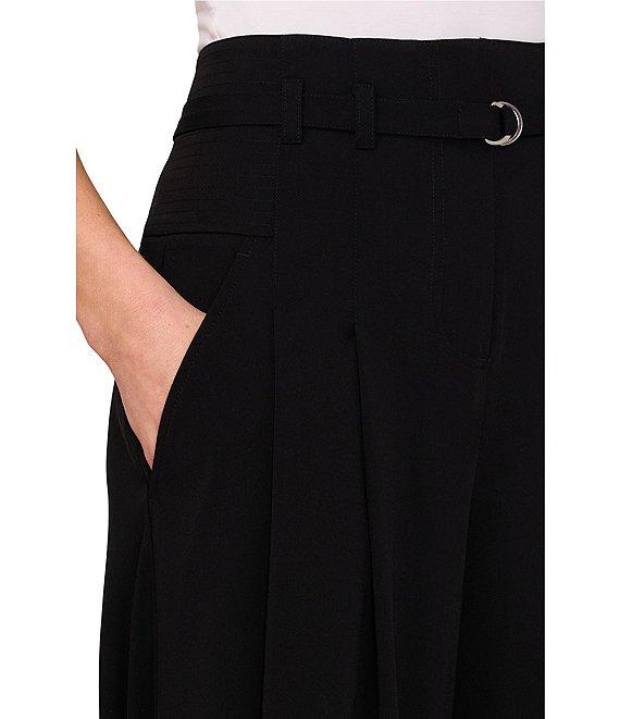 CeCe High Waisted Wide Leg Belted Pants Product Image