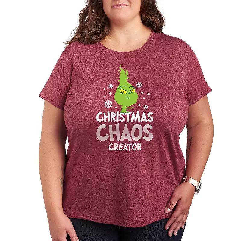 Plus Dr. Seuss Little Grinch Chaos Creator Graphic Tee, Women's,  Product Image