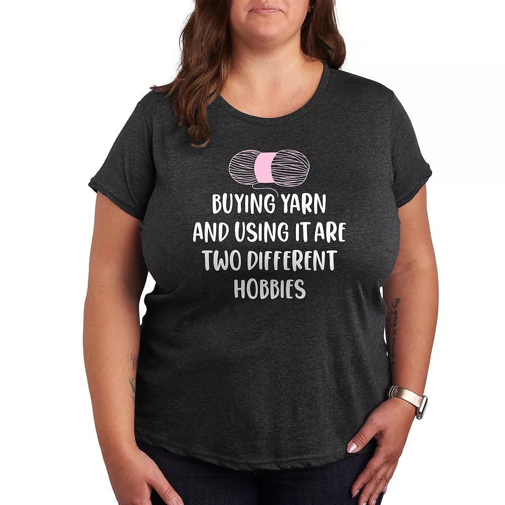 Plus Buying Yarn And Using It Graphic Tee, Women's,  Product Image