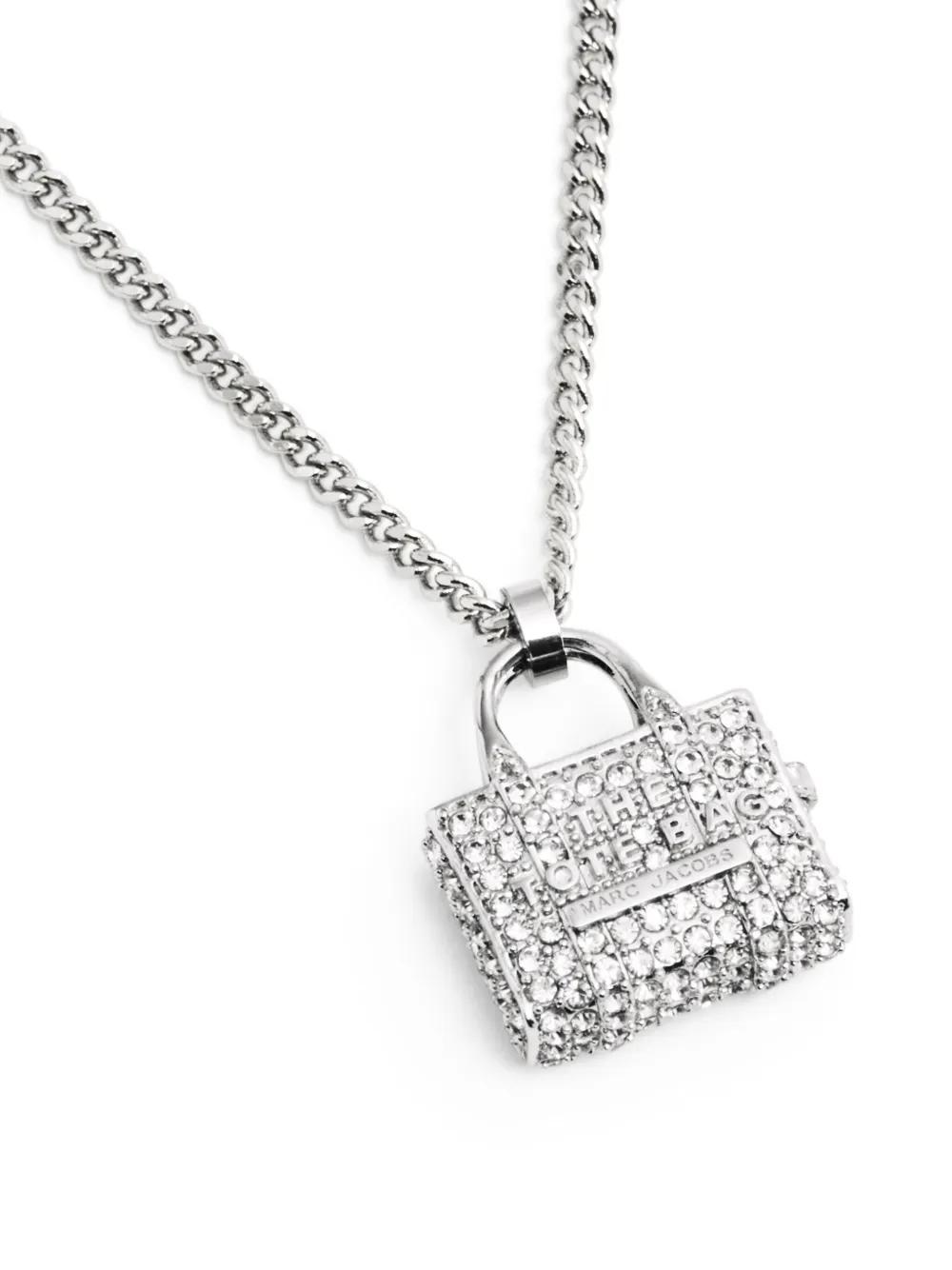 The Pavé Tote Bag necklace Product Image