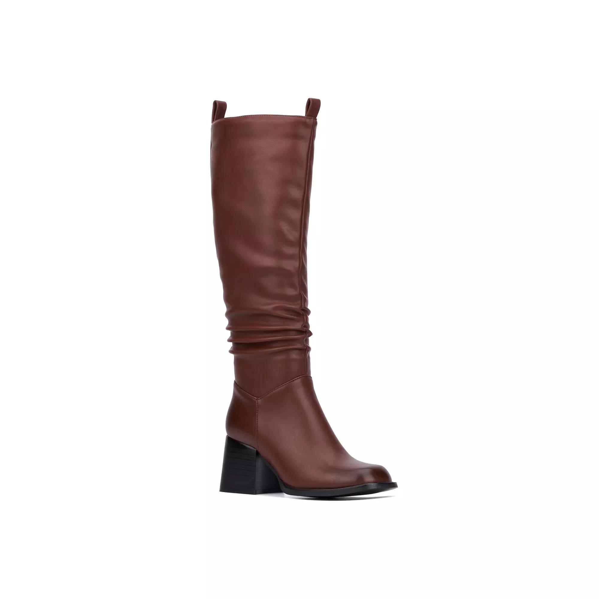 Olivia Miller Solar Women's Thigh High Boots, Size: 7, Brown Product Image