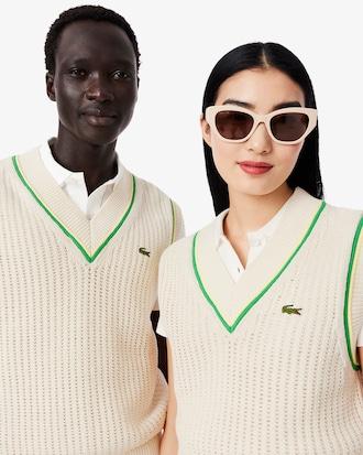 Crochet Effect Sweater Vest Product Image