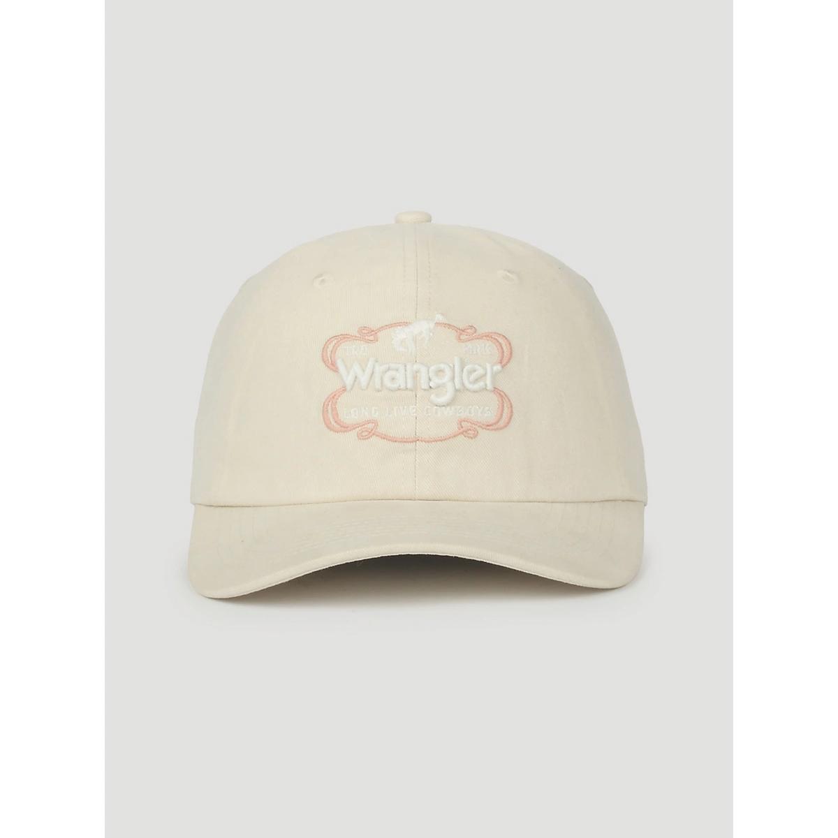 Women's Embroidered Logo Hat in Sand Product Image