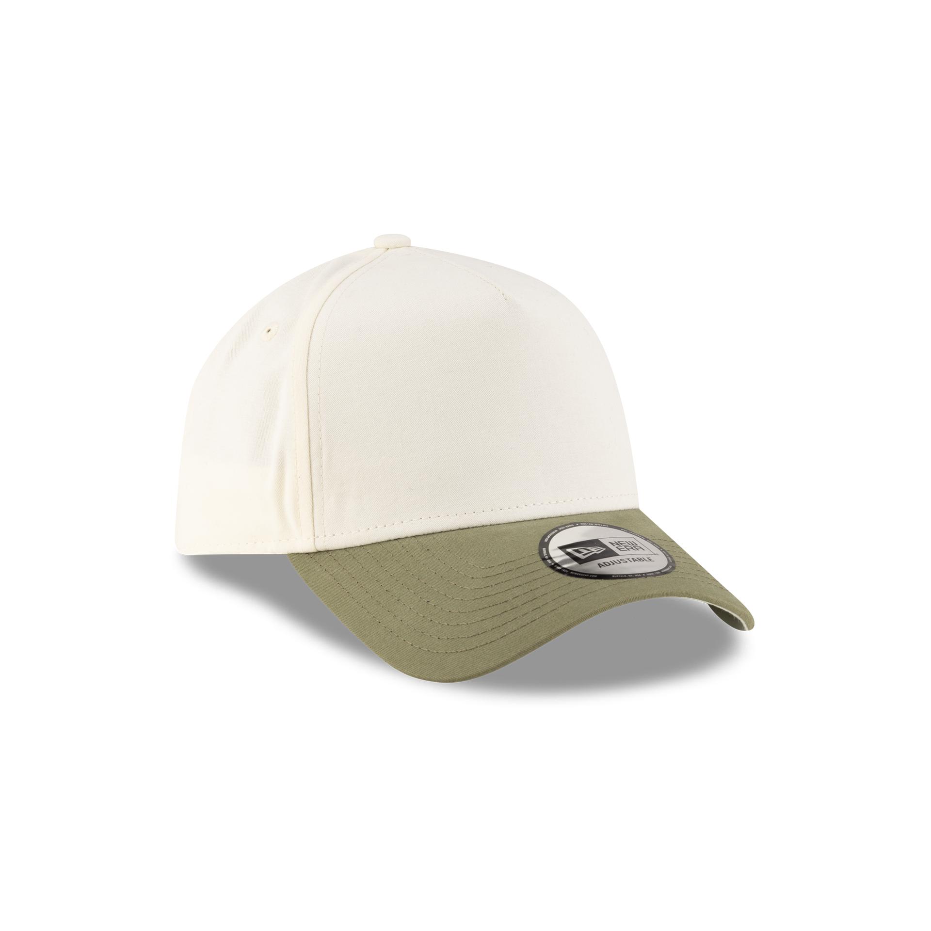 New Era Branded High Twist Chrome White 9FORTY A-Frame Adjustable Hat Male Product Image