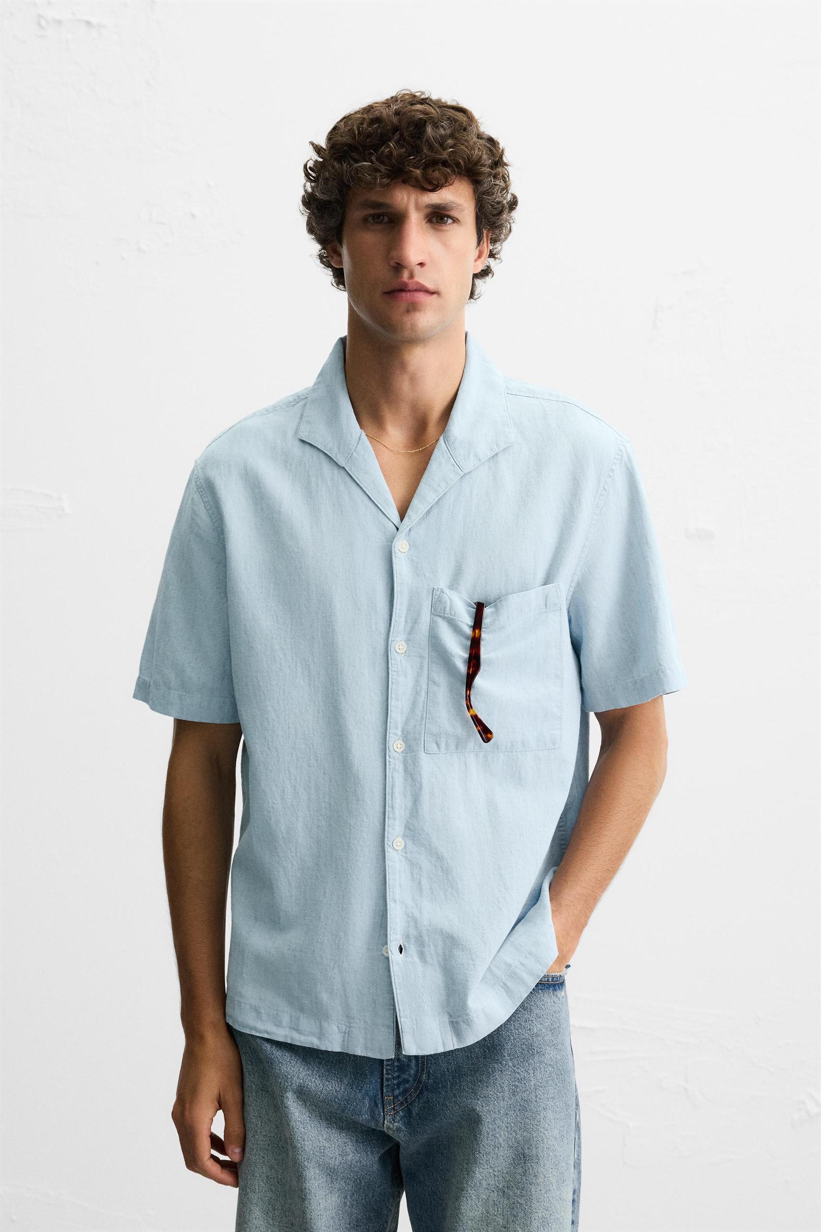 COTTON - LINEN SHIRT Product Image