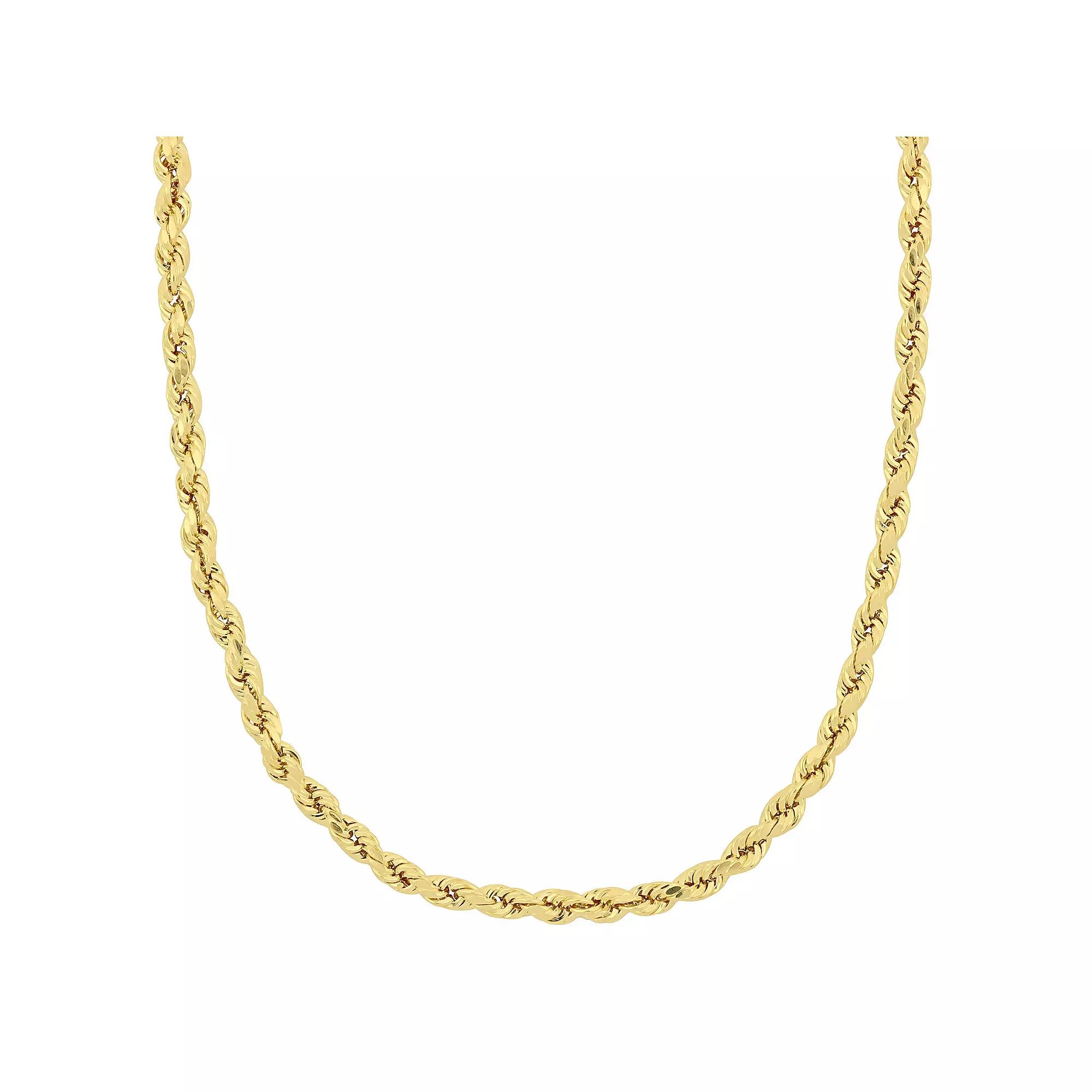 Stella Grace 10k Gold Rope Chain Necklace, Women's,  Product Image