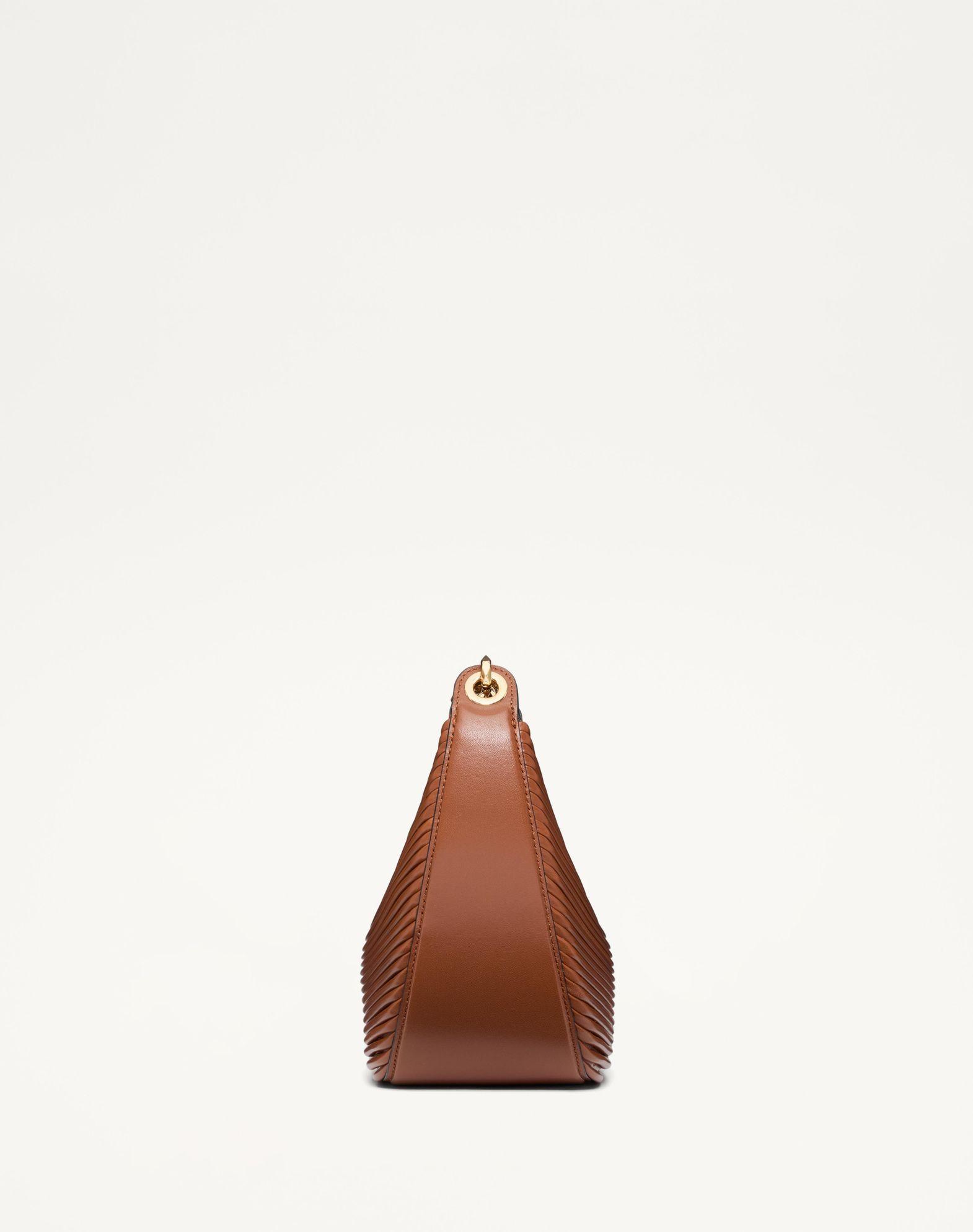 Small Vlogo Moon Hobo Bag In Nappa Leather With Chain Product Image