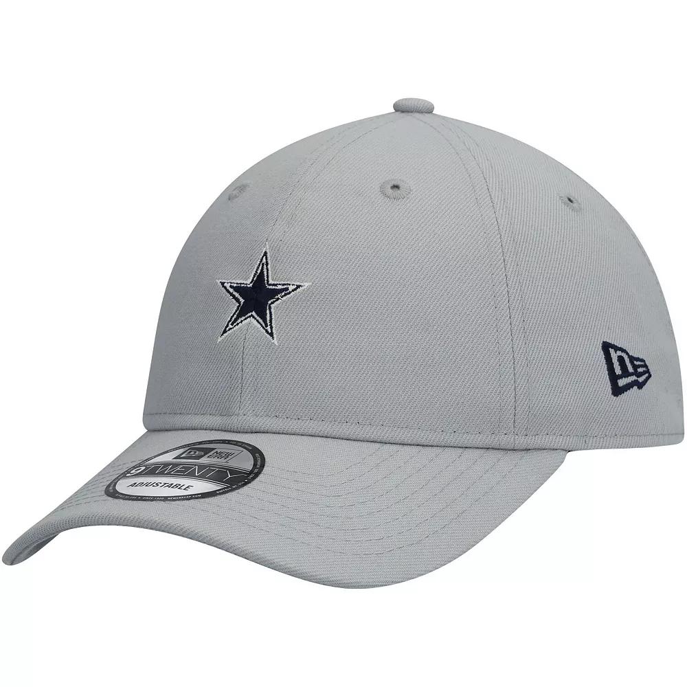 Men's New Era Gray Dallas Cowboys 9TWENTY Adjustable Hat, Grey Product Image