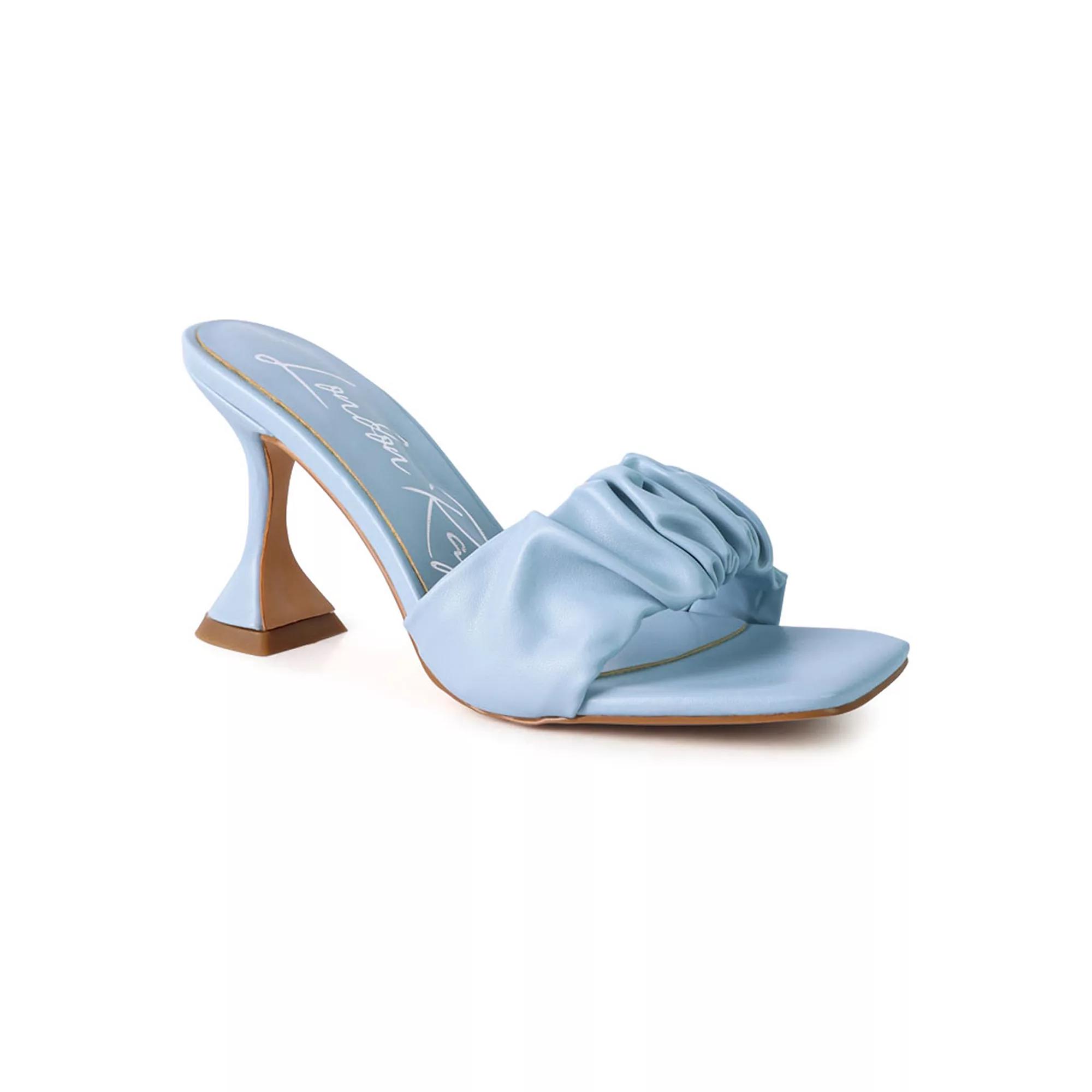 London Rag Rebel Women's Heeled Sandals, Size: 7, Blue Product Image