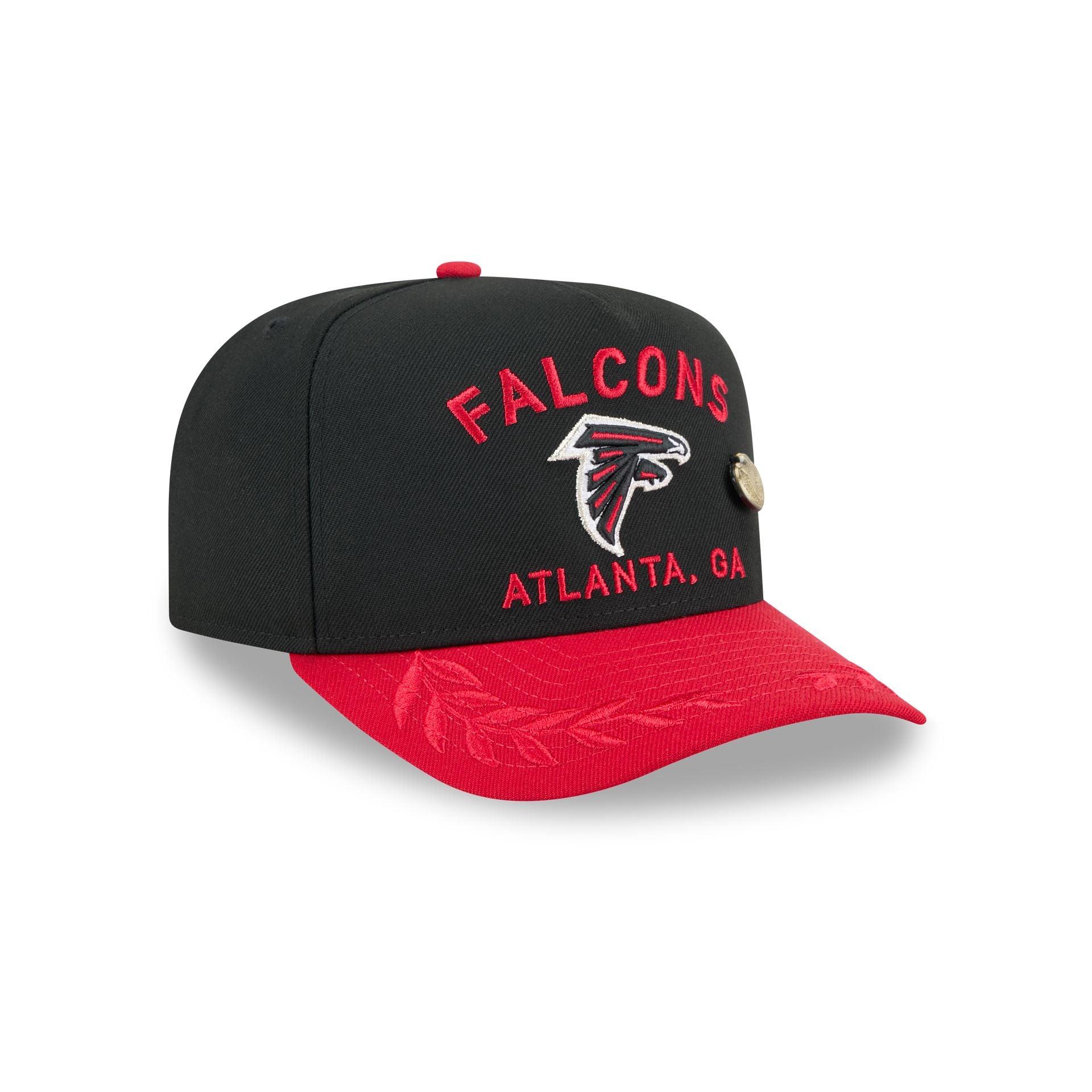 Atlanta Falcons 2025 Draft Black 59FIFTY A-Frame Fitted Hat Male Product Image