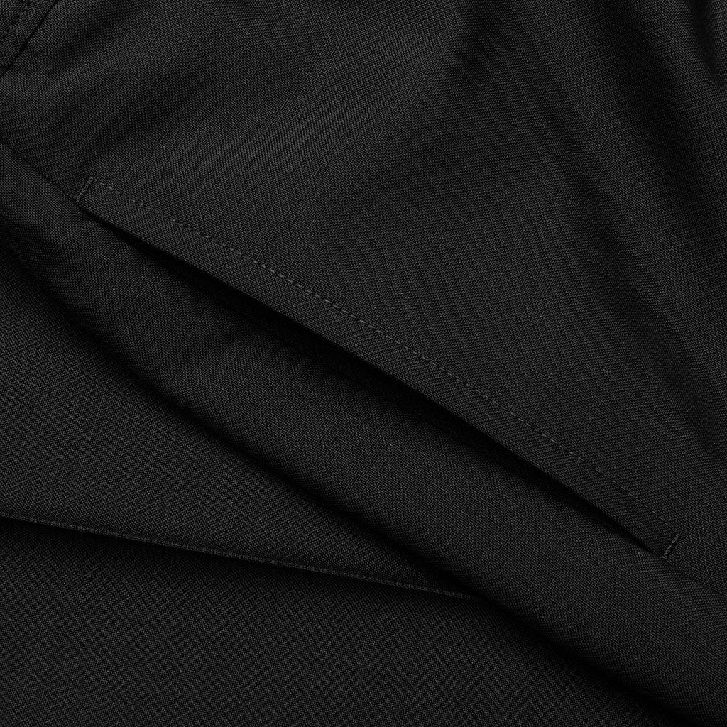 Slim Fit Formal Wool and Mohair Pants - Black Male Product Image