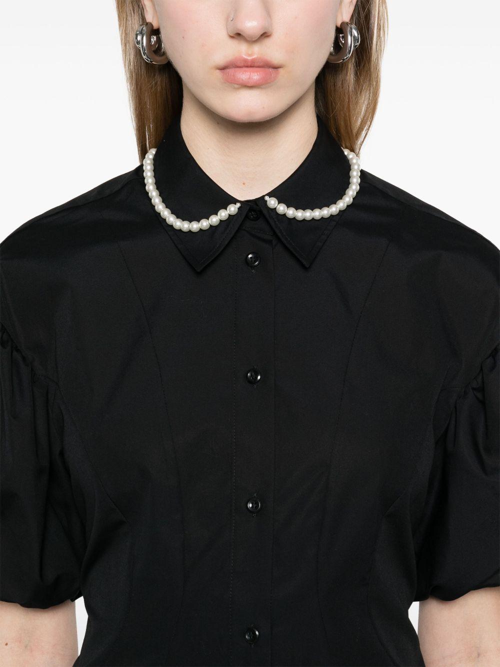 pearl-embellished shirt Product Image