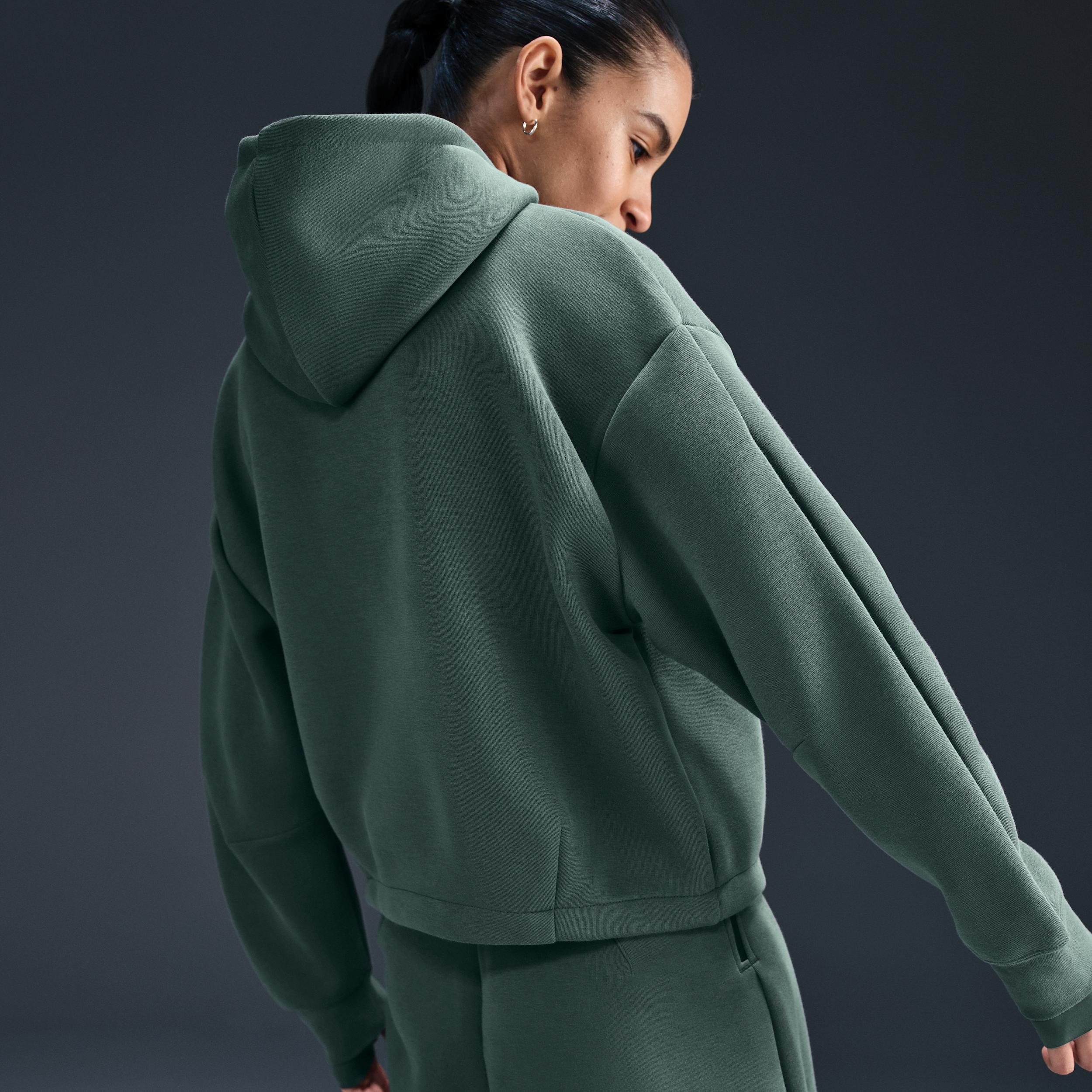 Womens Nike Sportswear Tech Fleece Oversized Hoodie | FV6322-338 Product Image