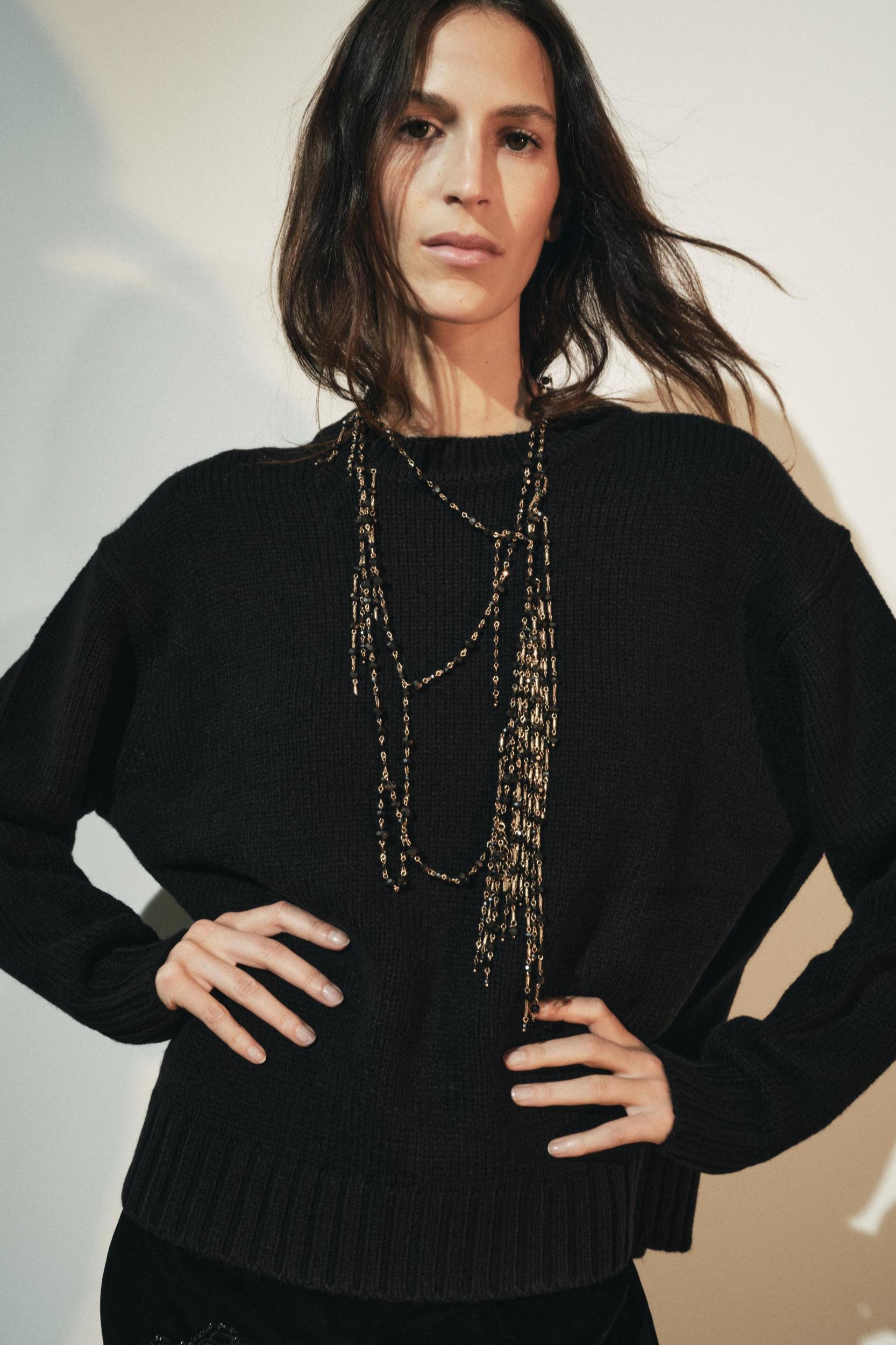 BASIC KNIT SWEATER Product Image