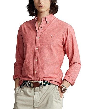 Mens Chambray Sport Shirt Product Image
