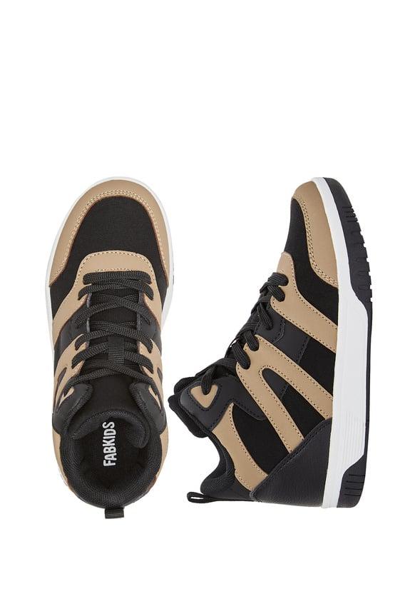 JustFab Margaux Platform Loafer Pump Womens Black/ White Size 8.5 Product Image