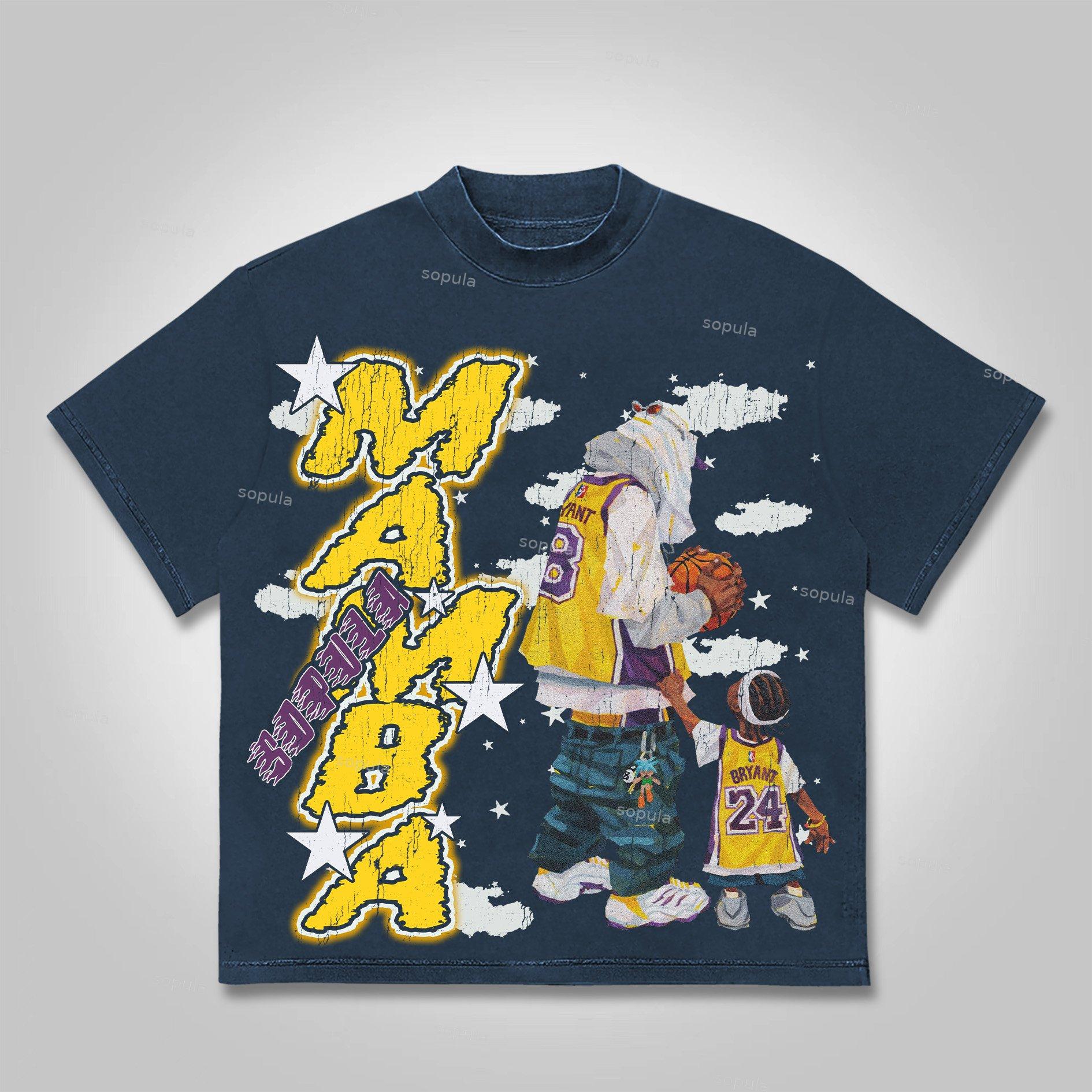 Sopula Mamba Never Fades Graphic Print Cotton T-shirt Product Image