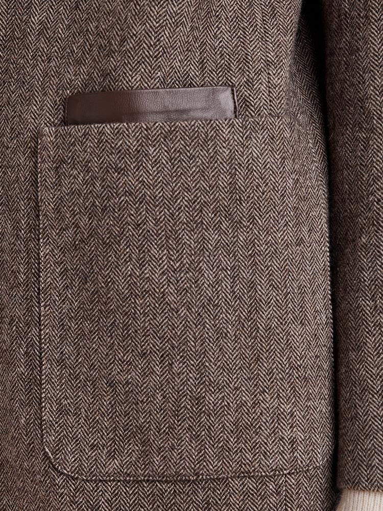 Washable Wool Mid-Length Coat Product Image